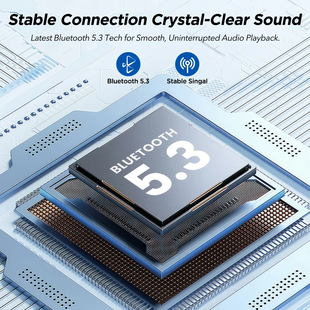 Mpow X14 Bone Sound Headphones Bluetooth 5.3 Open Ear Wireless Bone Conduction Headphones IPX6 Waterproof Sport Running Headset - Image 3