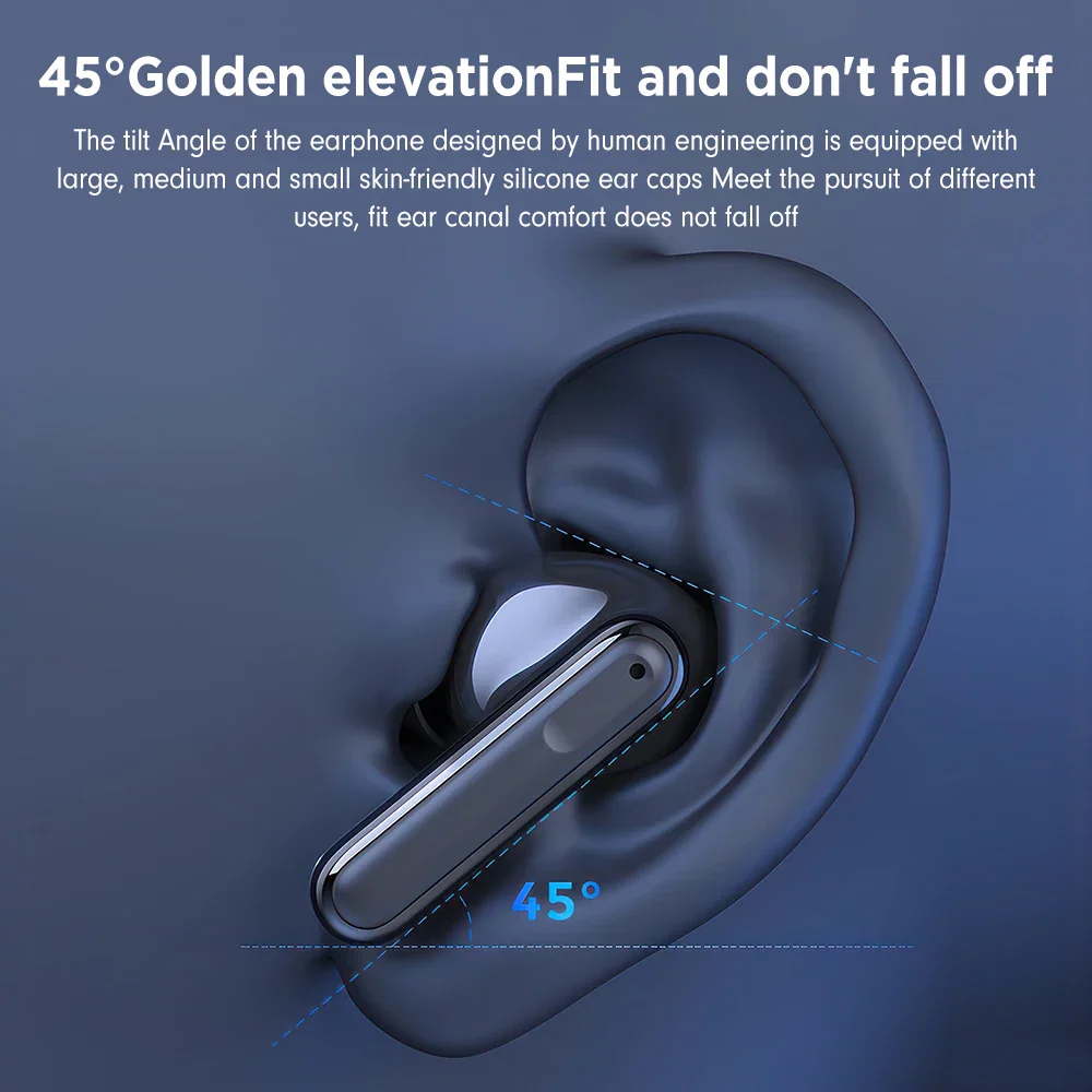 Mpow XY-17 ANC Active Noise Reduction Earphones Bluetooth 5.3 In-ear Sports Headphones with Dual Mic 24H Immersive Music Headset - Image 5