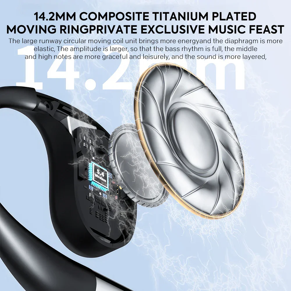 Mpow YYK-Q39 Wireless Earphones Bluetooth 5.4 Headphone OWS Open Ear Earbuds HIFI Heavy Bass Ultra-long-time Sports Earbuds TWS - Image 6