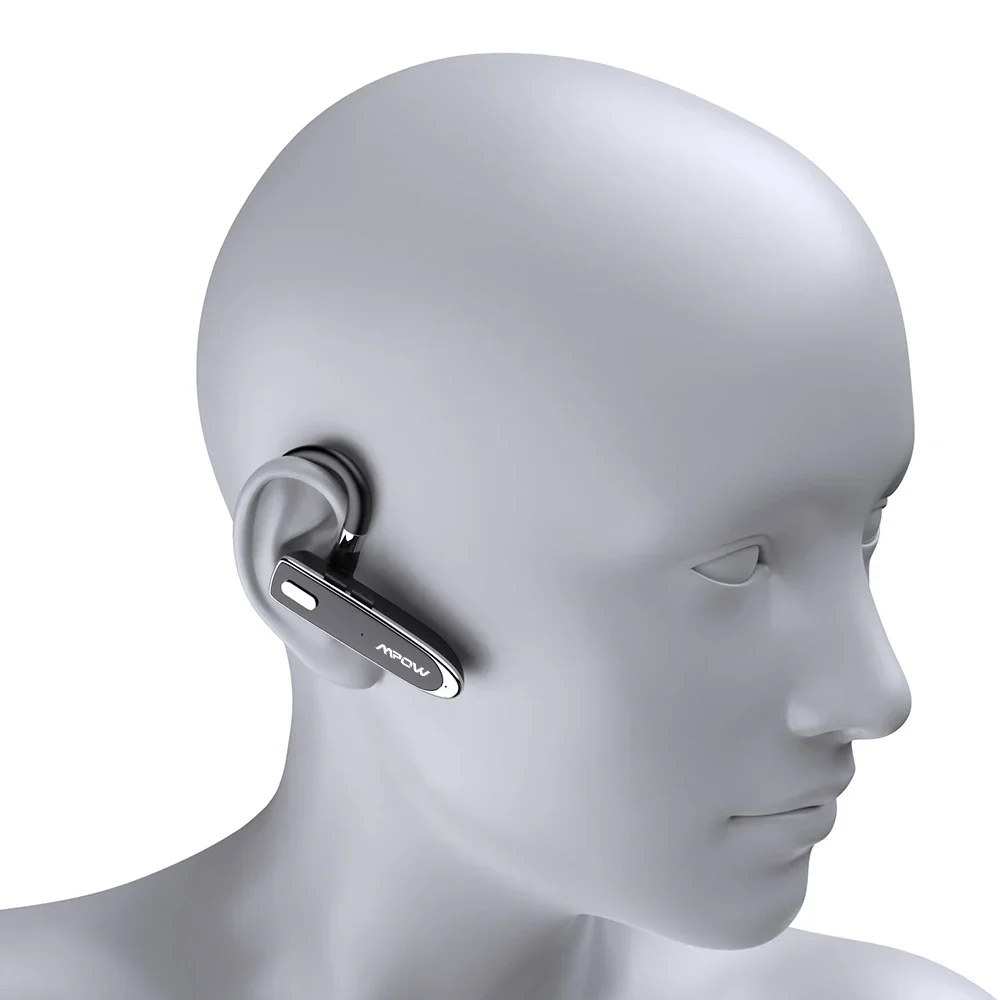 Mpow YYK530 Bluetooth Business Earpiece V5.3 Noise Cancellation Wireless Trucker Handsfree Earphone In Ear 12H Talk Time Headset - Image 10