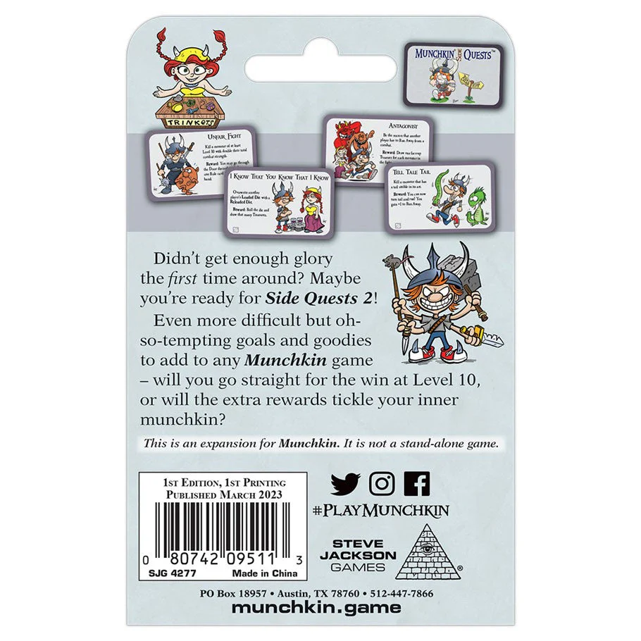 Munchkin: Side Quests 2 - Image 2