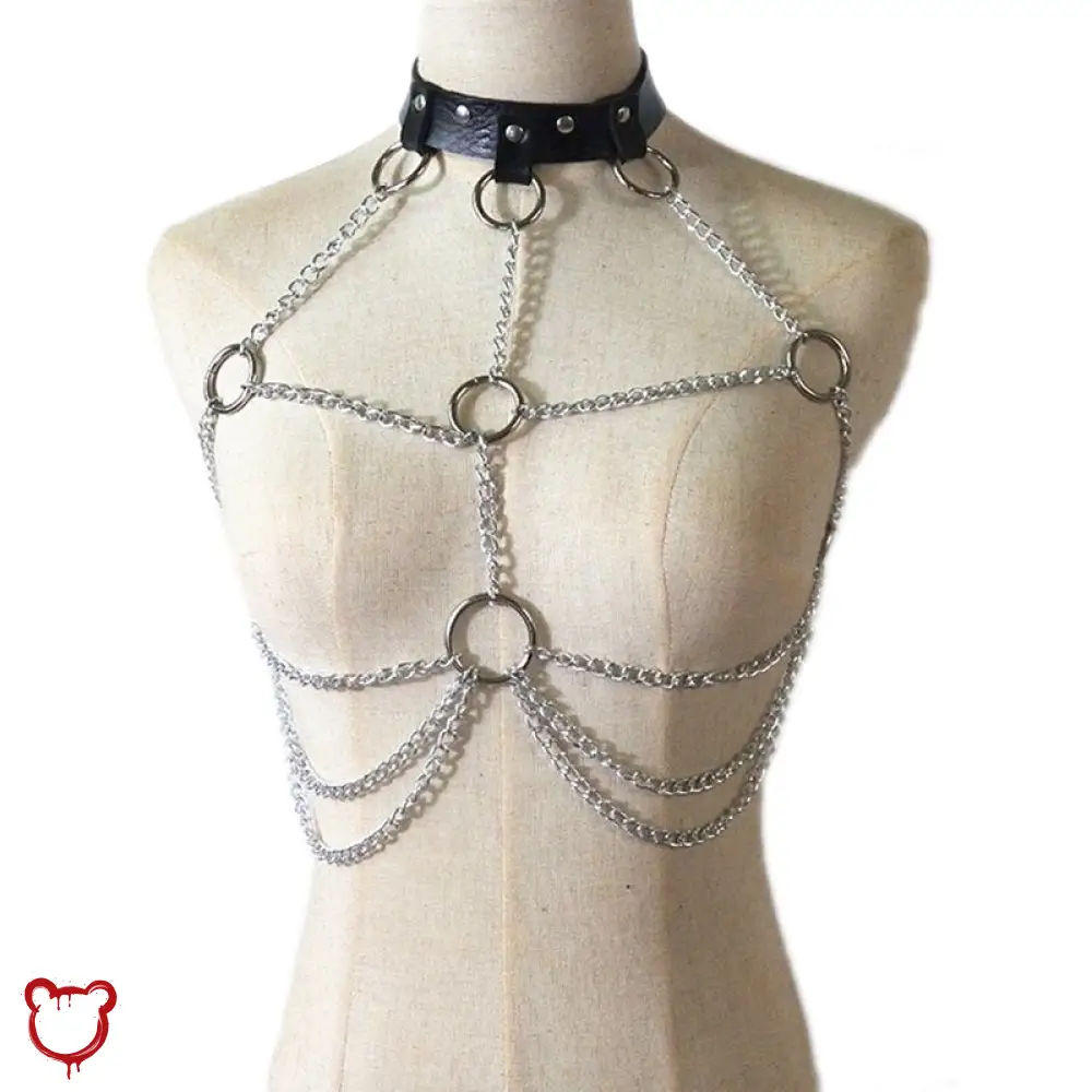 "MY" Choker Body Harness by The Cursed Closet - Image 4