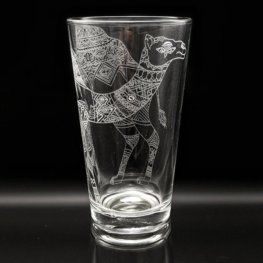 MYSTIC ANIMAL Pint Glasses by LumEngrave - Image 17