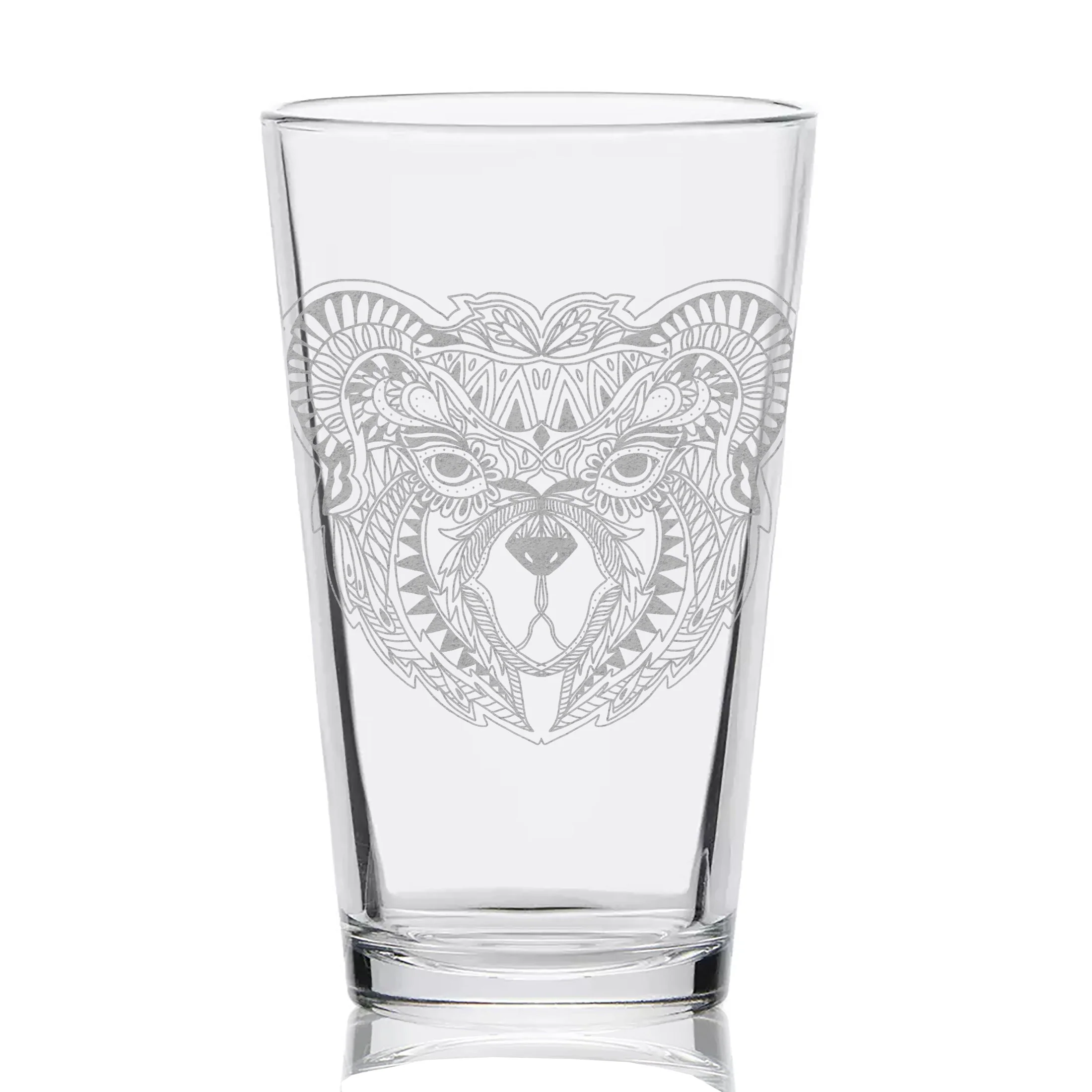 MYSTIC ANIMAL Pint Glasses by LumEngrave - Image 2