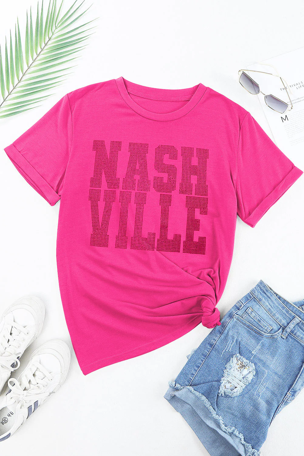 NASHVILLE Round Neck Short Sleeve T-Shirt - Image 5