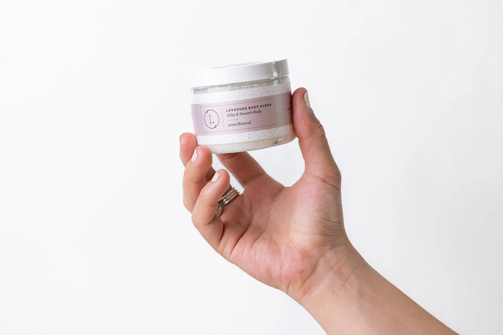 Natural Body Scrub, Lavender Body Salt Scrub by Lizush - Image 4