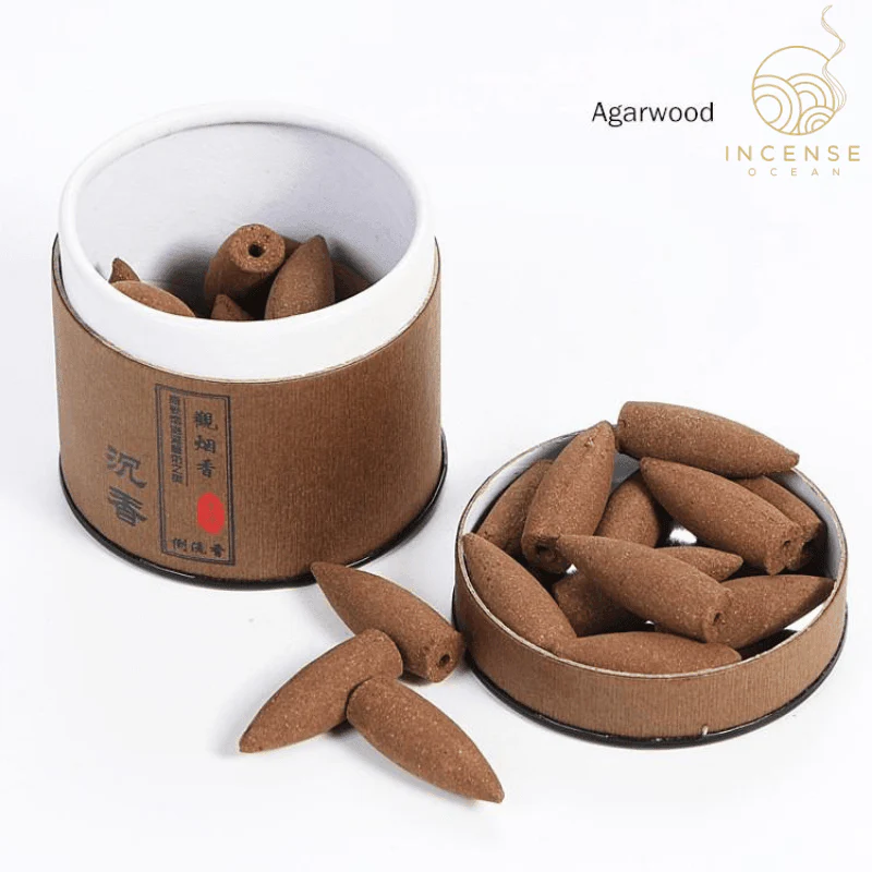 Natural Sandalwood Backflow Incense Cones by incenseocean - Image 2