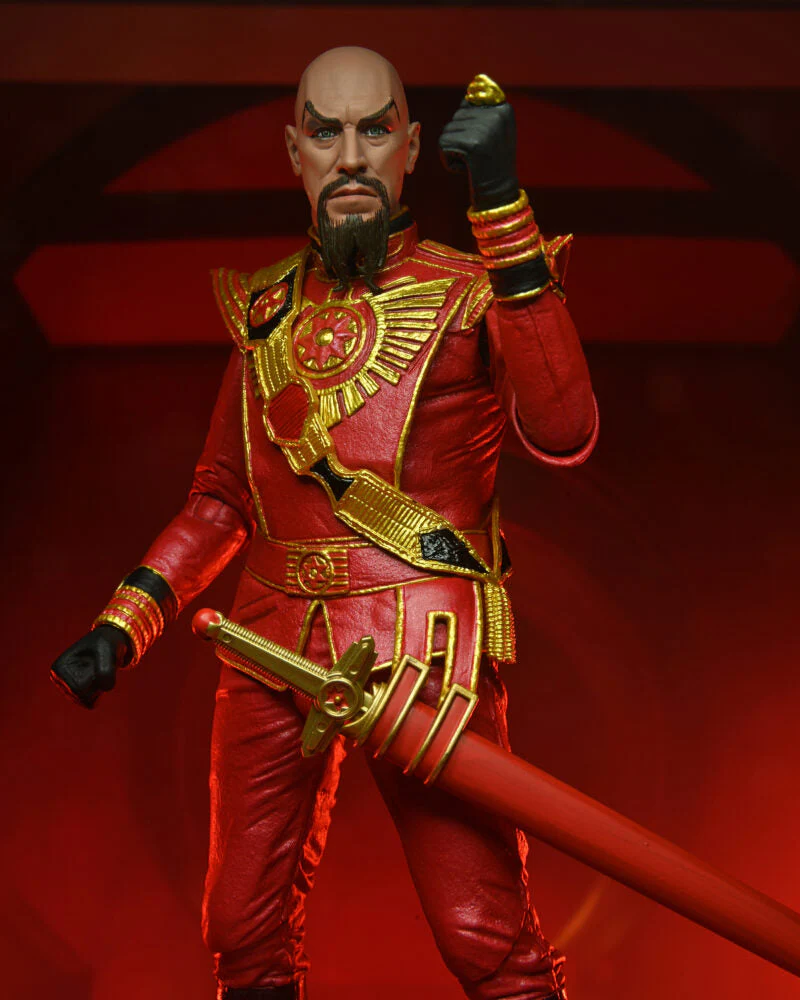 NECA Action Figure: Flash Gordon - Ultimate Ming - Red Military Outfit - Image 3