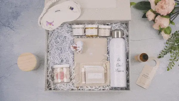 New Mom Gift, Pampering Natural Skincare gift for New Mom by Lizush - Image 2