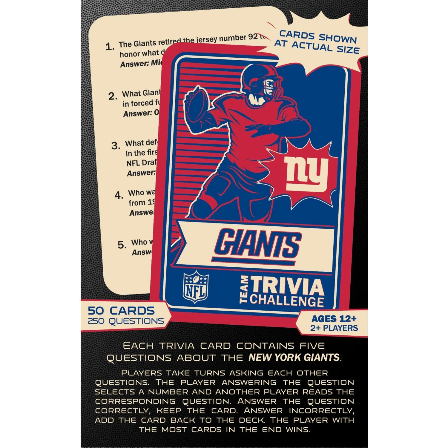 New York Giants Trivia Challenge by MasterPieces Puzzle Company INC - Image 3