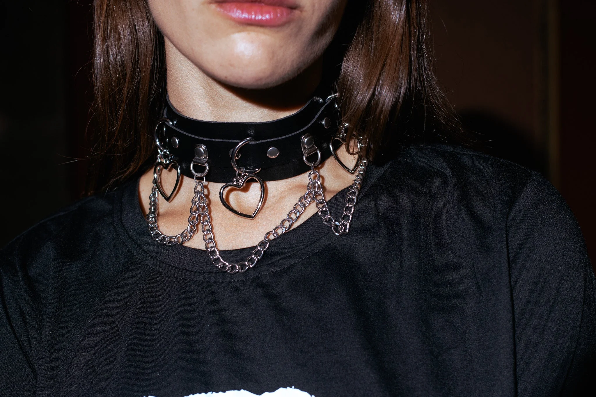 Noir Heart Necklace by The Cursed Closet - Image 2