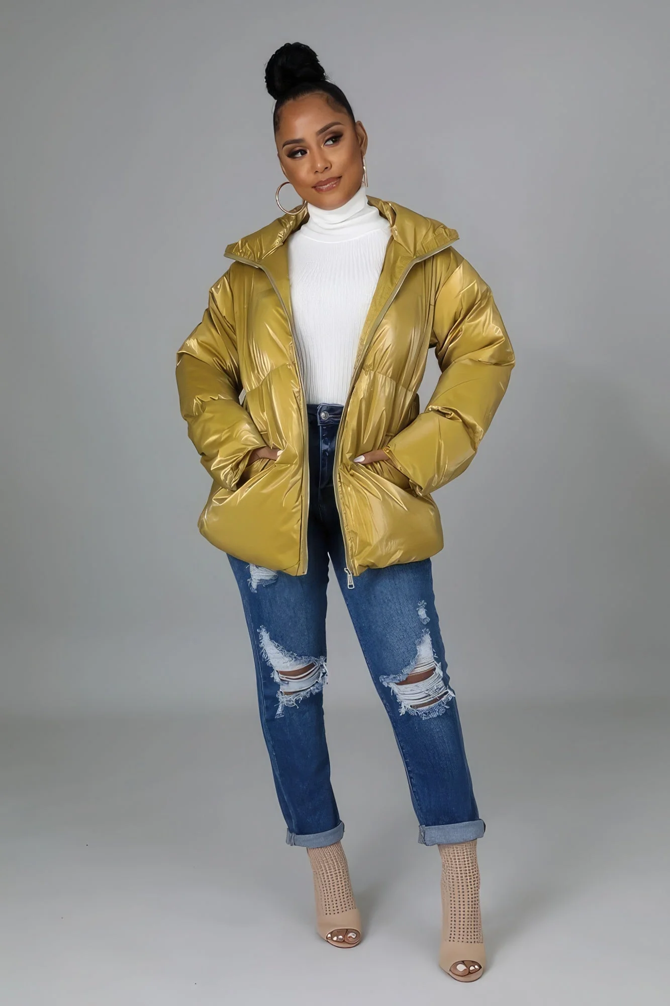 Non-stretch Bomber Jacket - Image 3