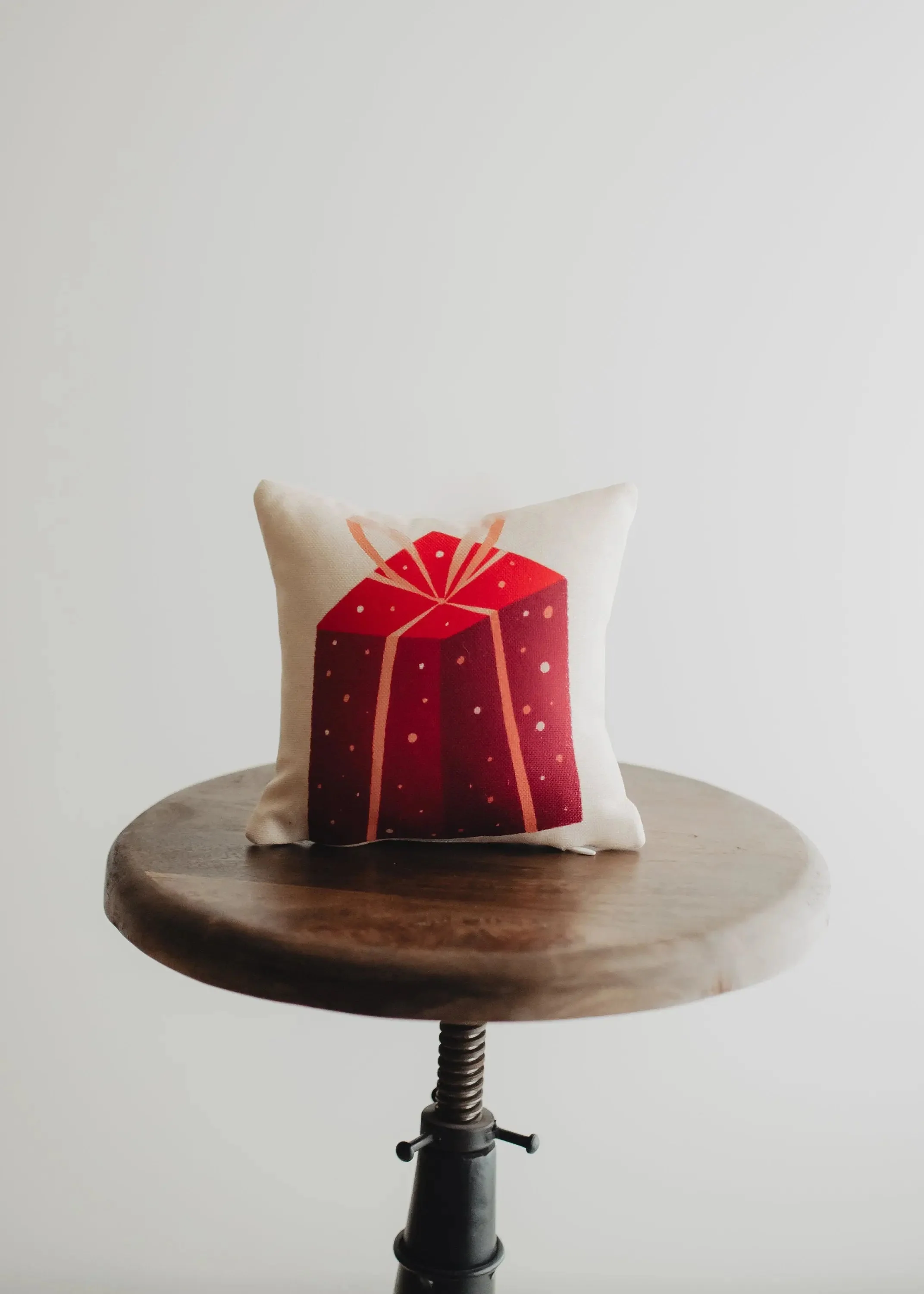 Nordic Mini Peach Star Gift Throw Pillow Cover | 8x8 |  Small Throw Pillows | Christmas Gift | Sister Gift | Gift for Mom | Teacher Gift by UniikPillows - Image 3