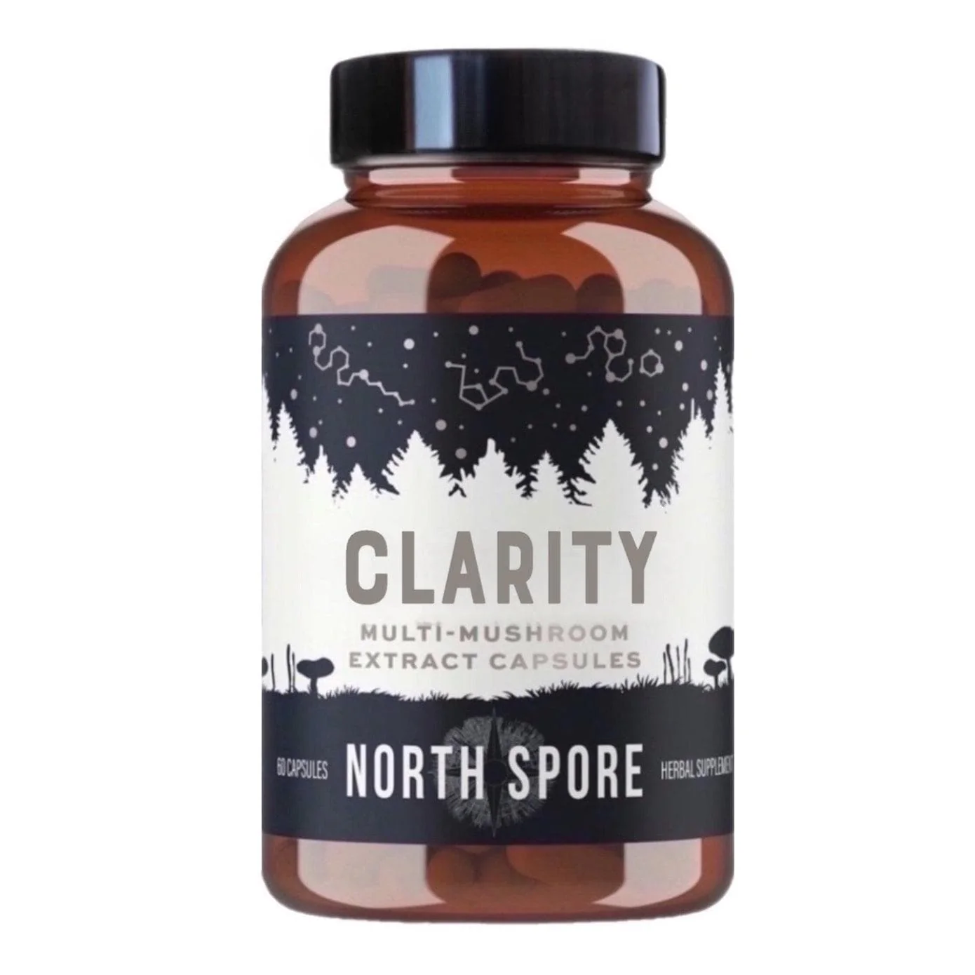 North Spore Organic ‘Clarity’ Multi-Mushroom Capsules by Farm2Me - Image 3
