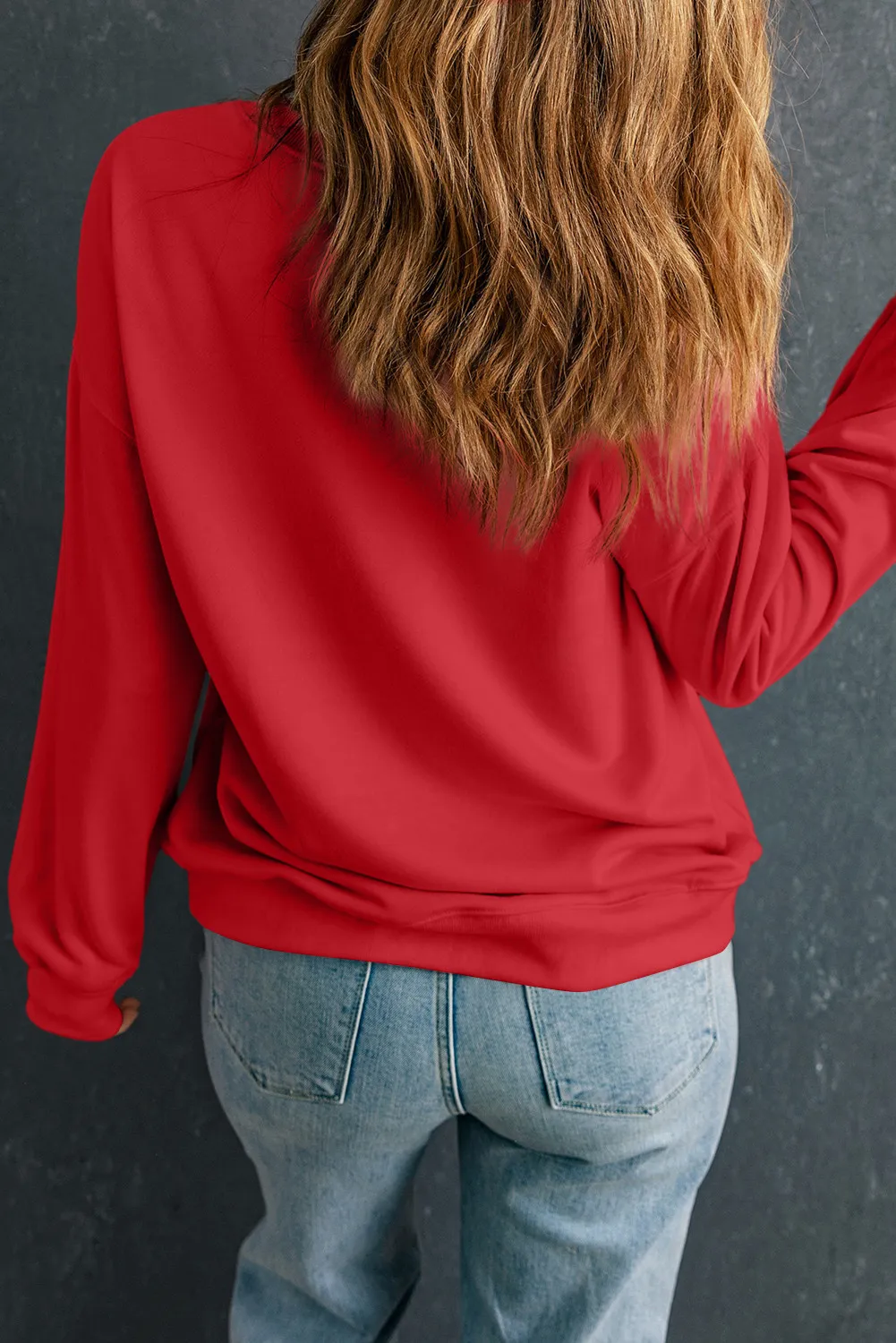 Nutcracker Printed Round Neck Long Sleeve Sweatshirt - Image 2