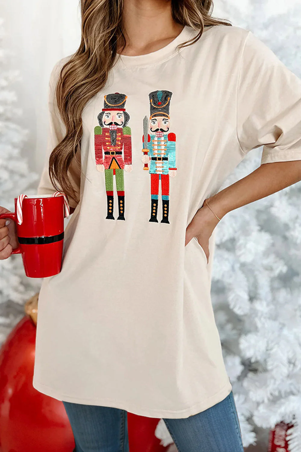Nutcracker Round Neck Half Sleeve T-Shirt - Image 3