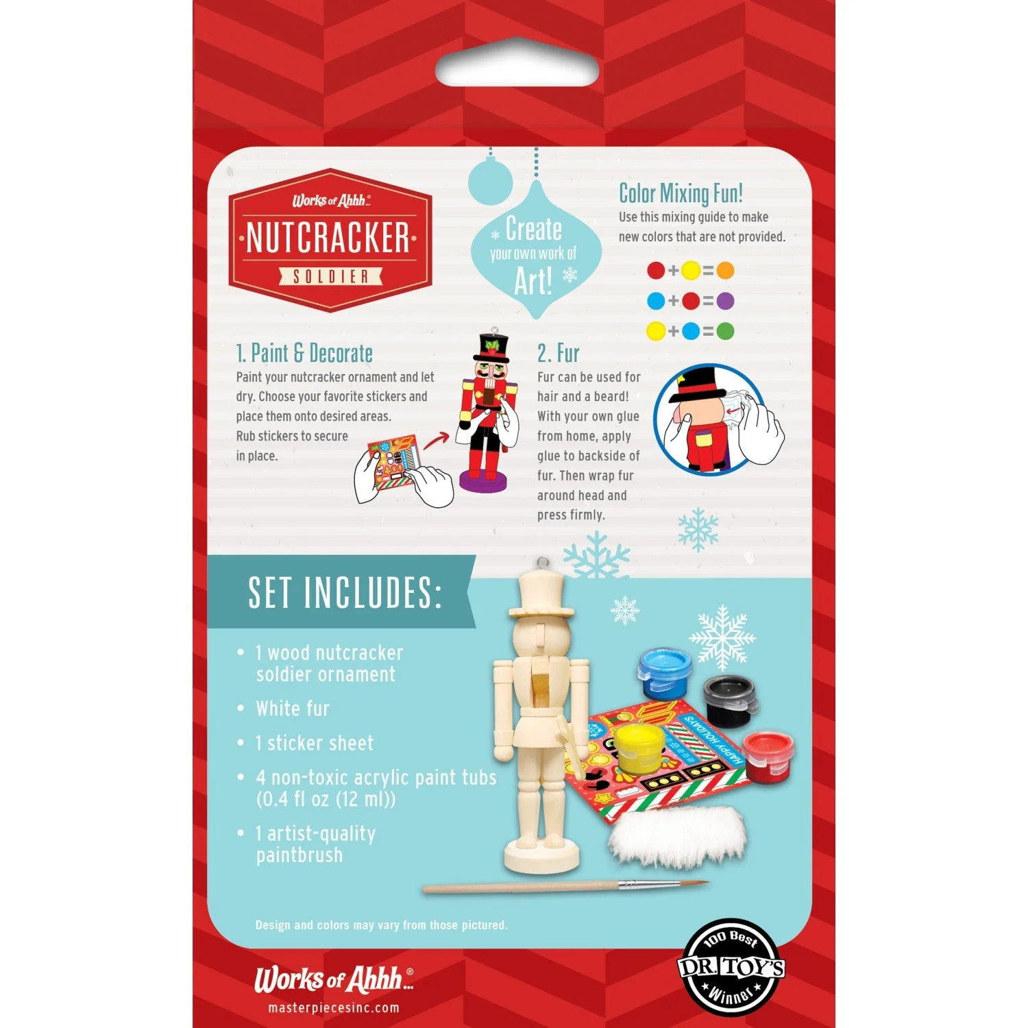 Nutcracker Soldier Ornament Wood Paint Kit by MasterPieces Puzzle Company INC - Image 3
