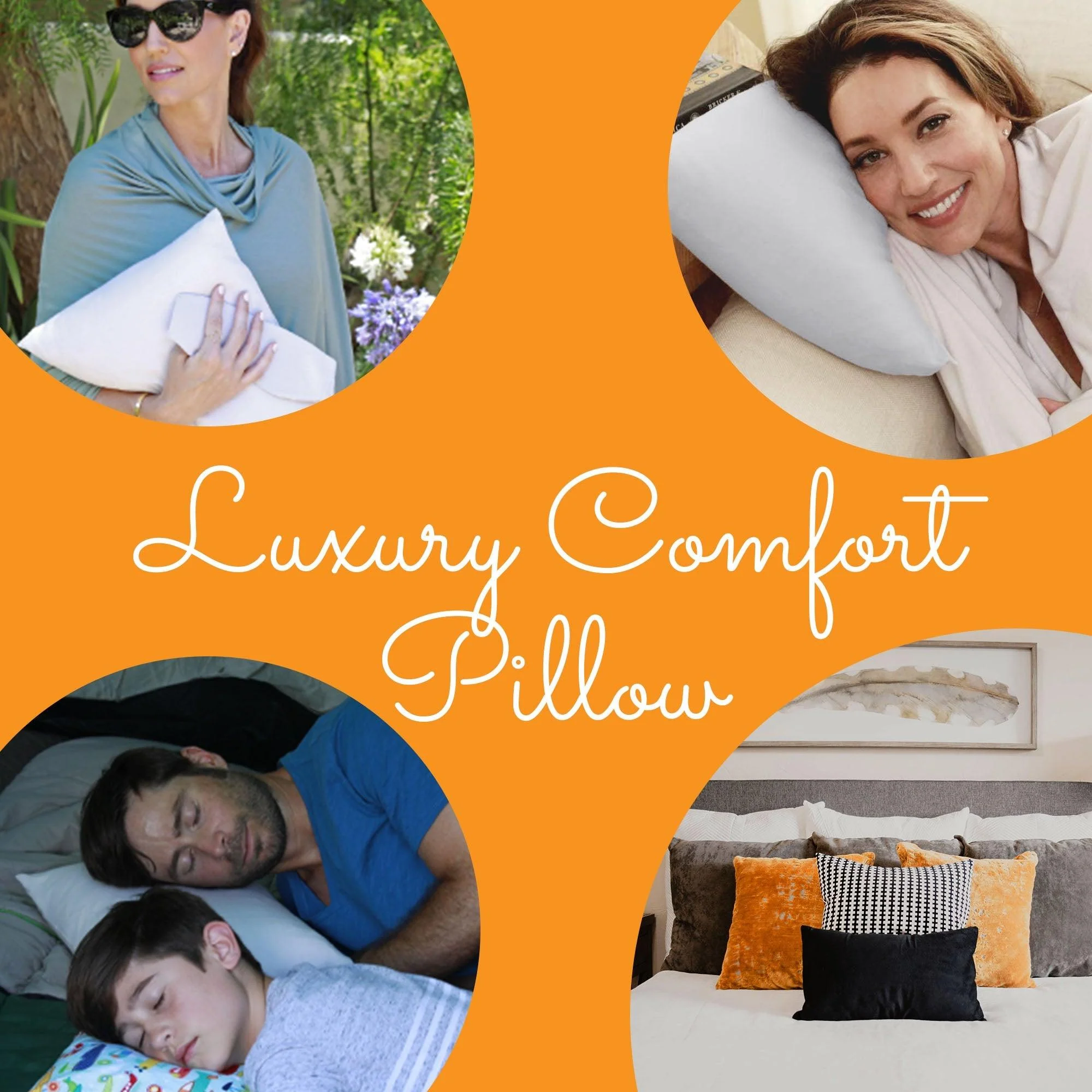 Odyssey Travel Pillow in Silver Gray by HappyLuxe - Image 3
