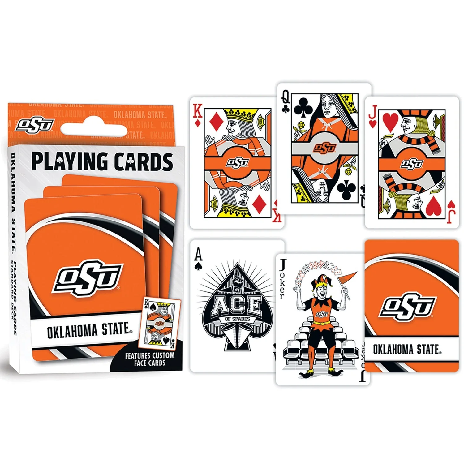 Oklahoma State Cowboys Playing Cards - 54 Card Deck by MasterPieces Puzzle Company INC - Image 3