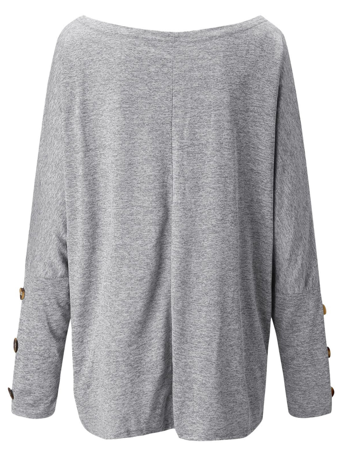 One Shoulder Long Sleeve T-Shirt - Image 3