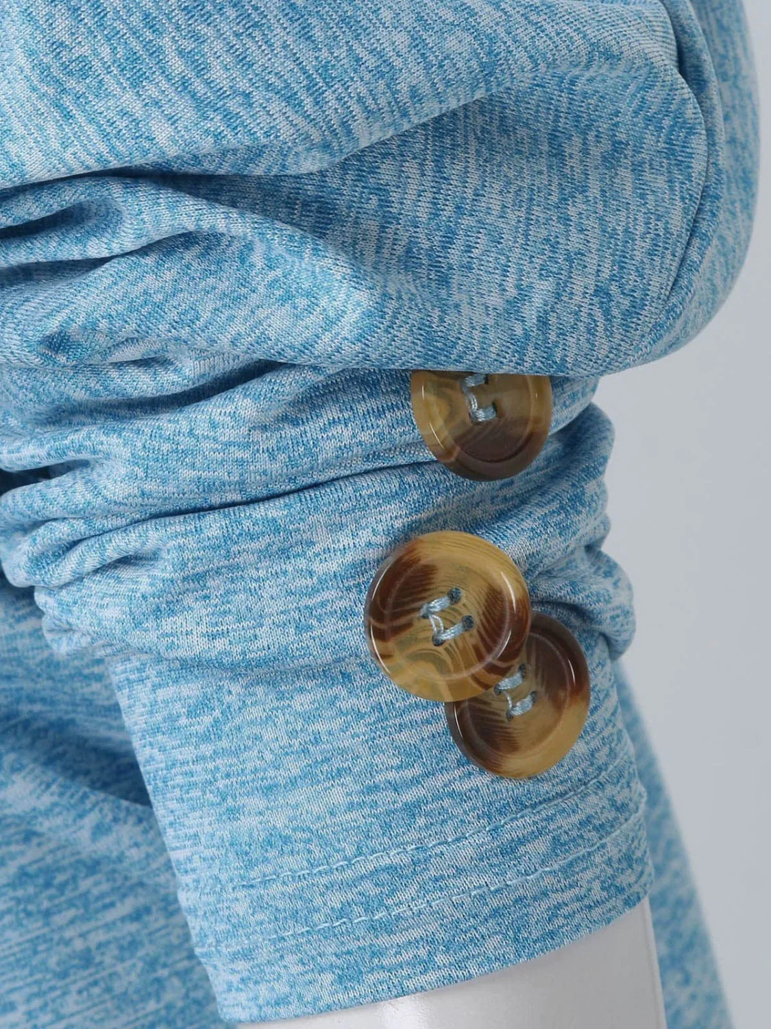 One Shoulder Long Sleeve T-Shirt - Image 5