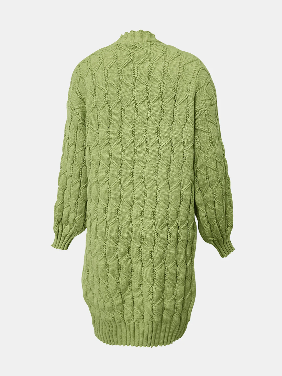 Open Front Long Sleeve Cardigan - Image 2