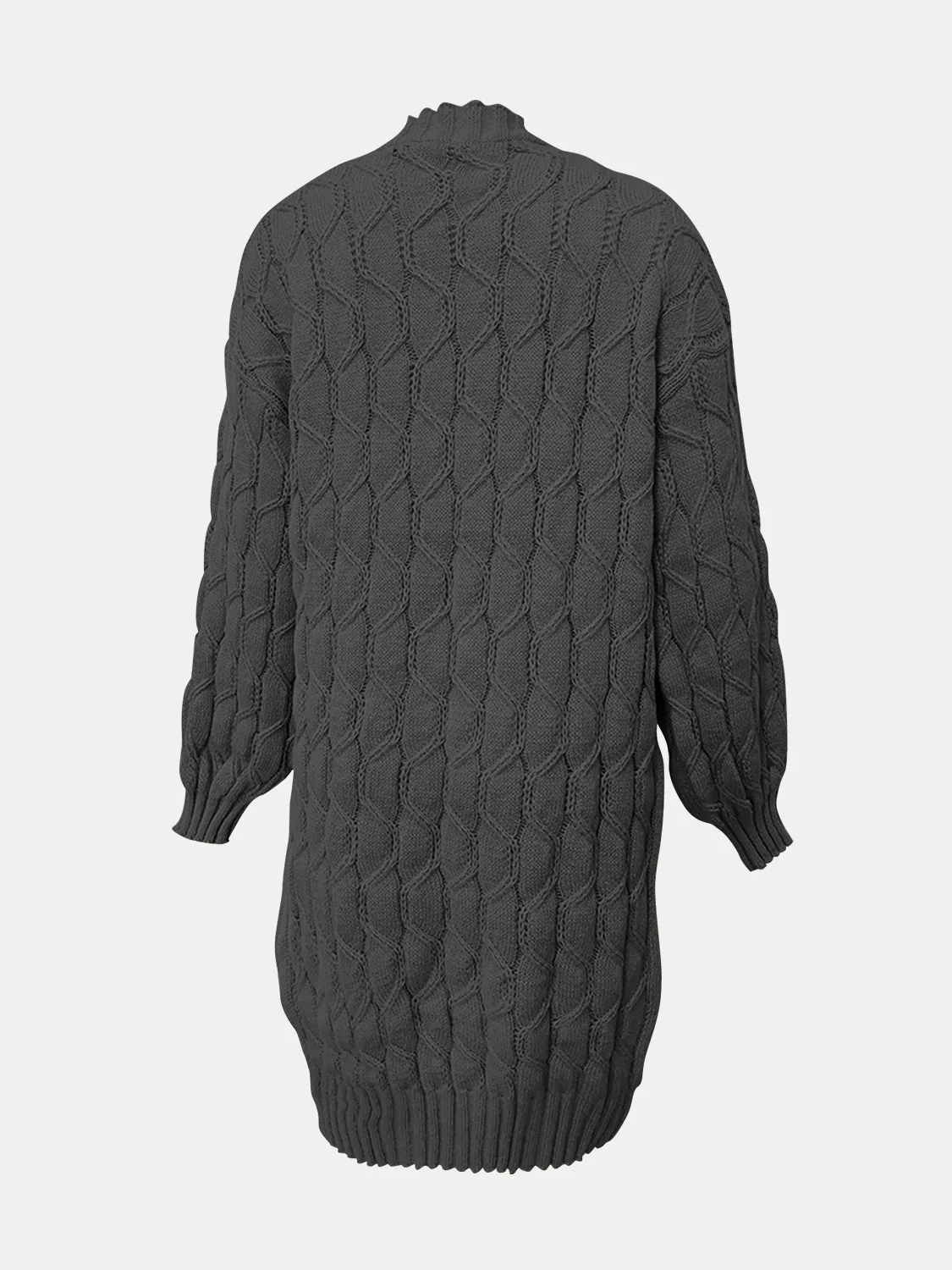 Open Front Long Sleeve Cardigan - Image 6