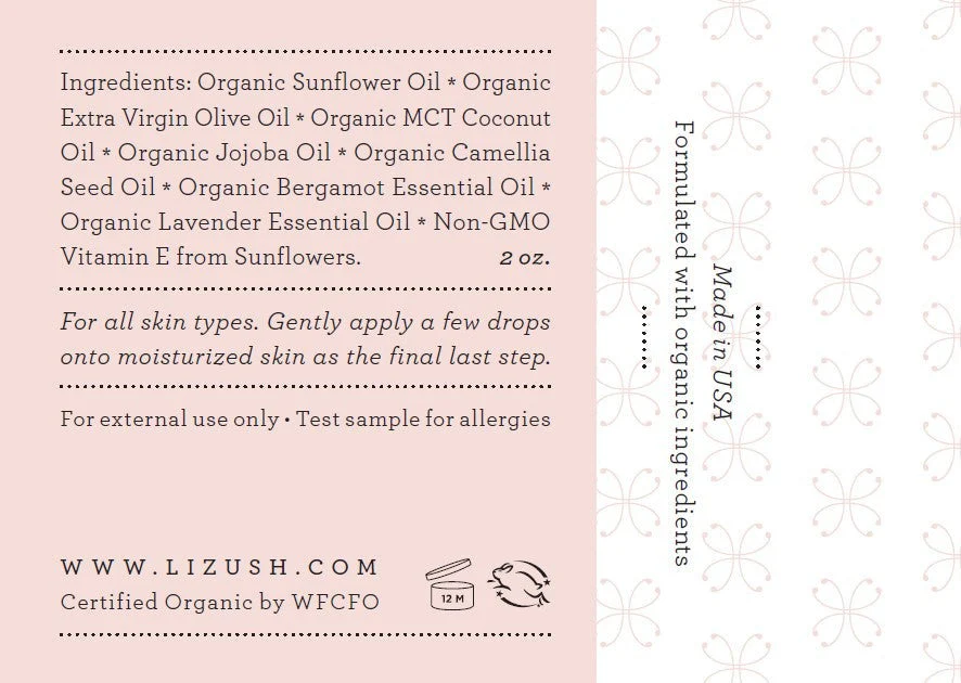 ORGANIC FACIAL OIL Seals and Protects by Lizush - Image 6