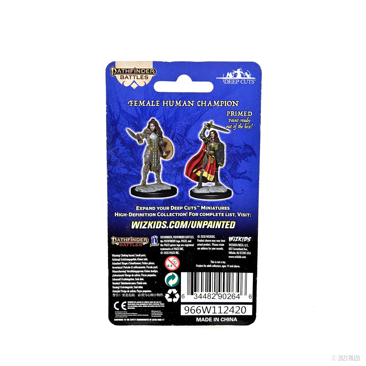 Pathfinder Battles: Deep Cuts - Human Champion Female - Image 3
