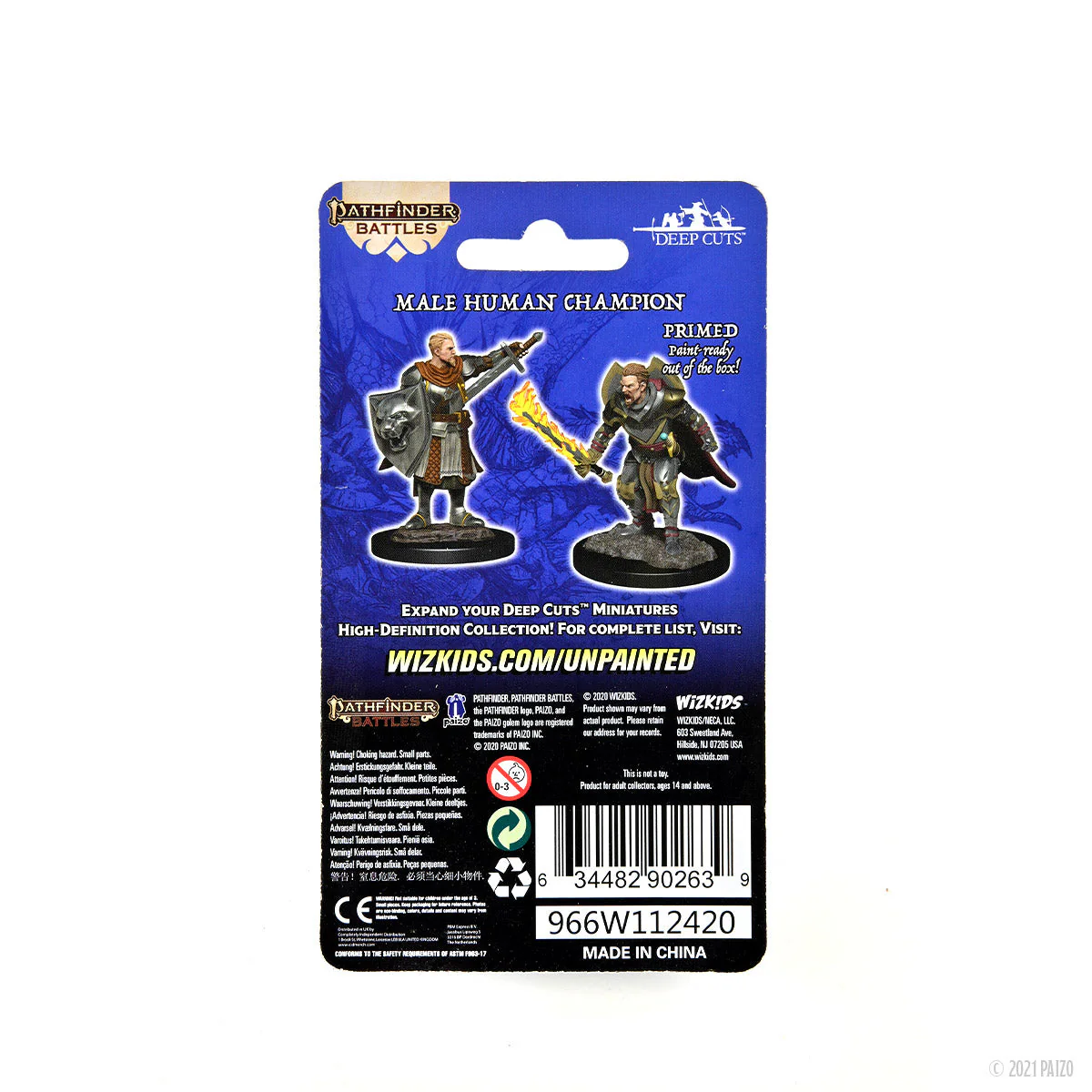 Pathfinder Battles: Deep Cuts - Human Champion Male - Image 3
