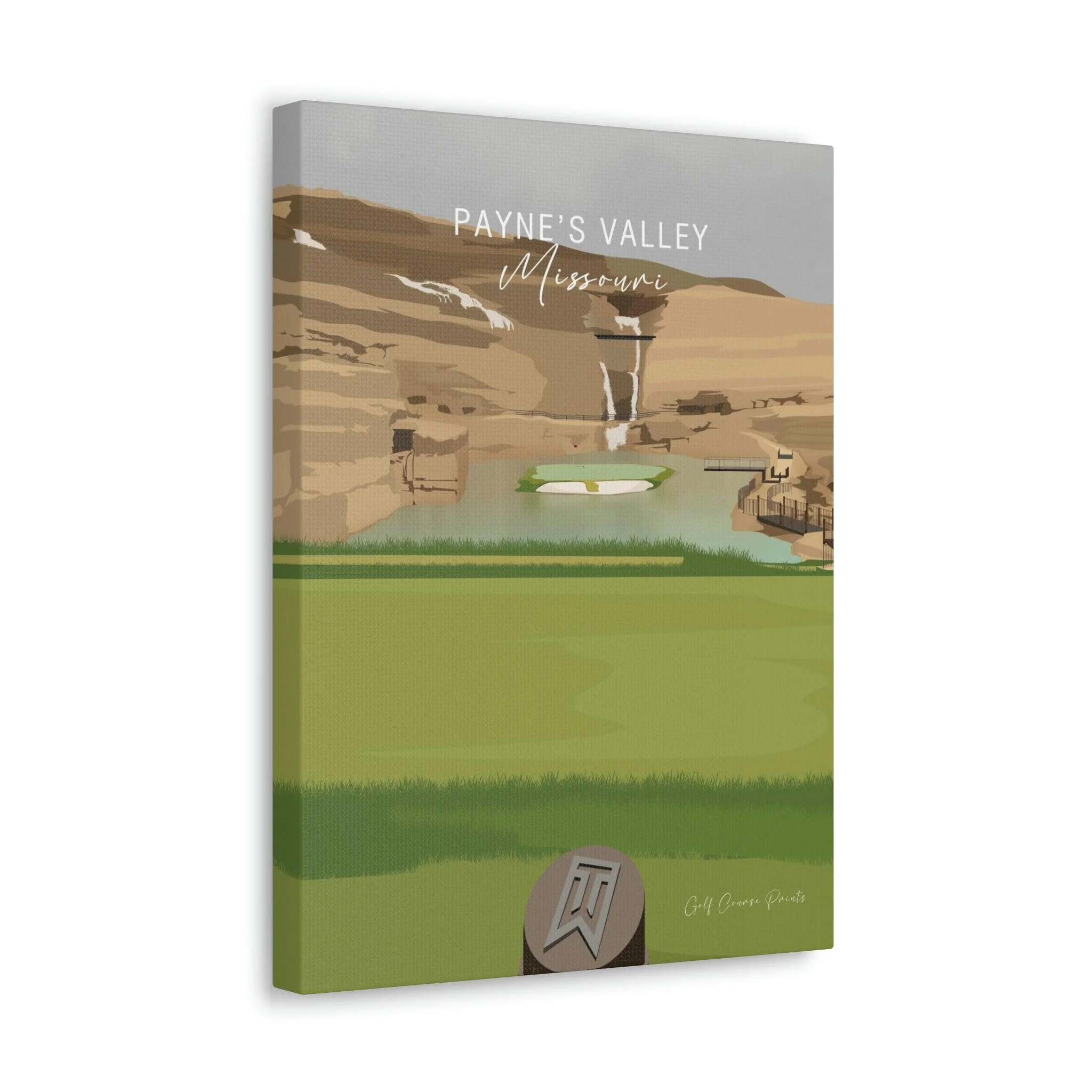Payne's Valley Golf Course, Missouri - Signature Designs by Golf Course Prints - Image 2