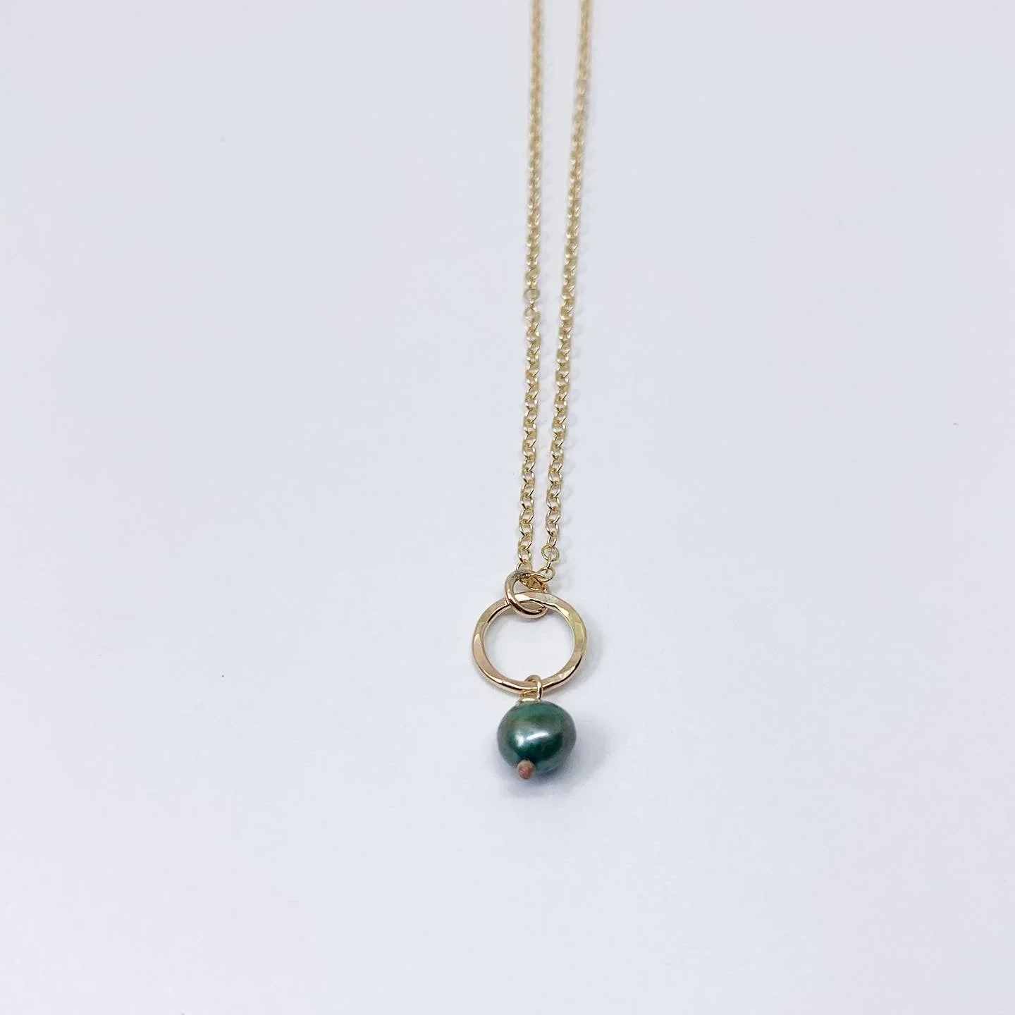 Pearl Drop Charm Necklace by Jennifer Cervelli Jewelry - Image 12
