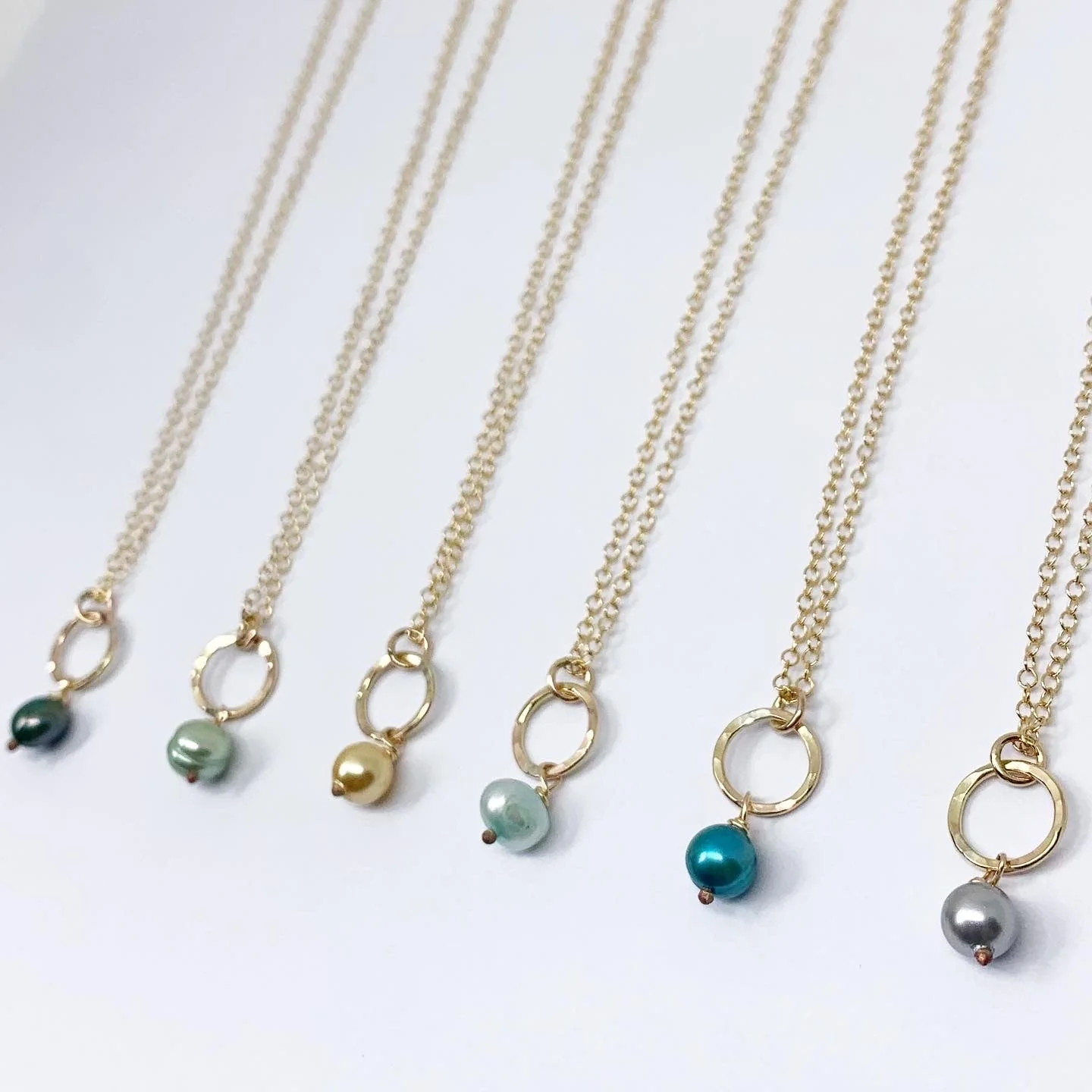 Pearl Drop Charm Necklace by Jennifer Cervelli Jewelry - Image 13