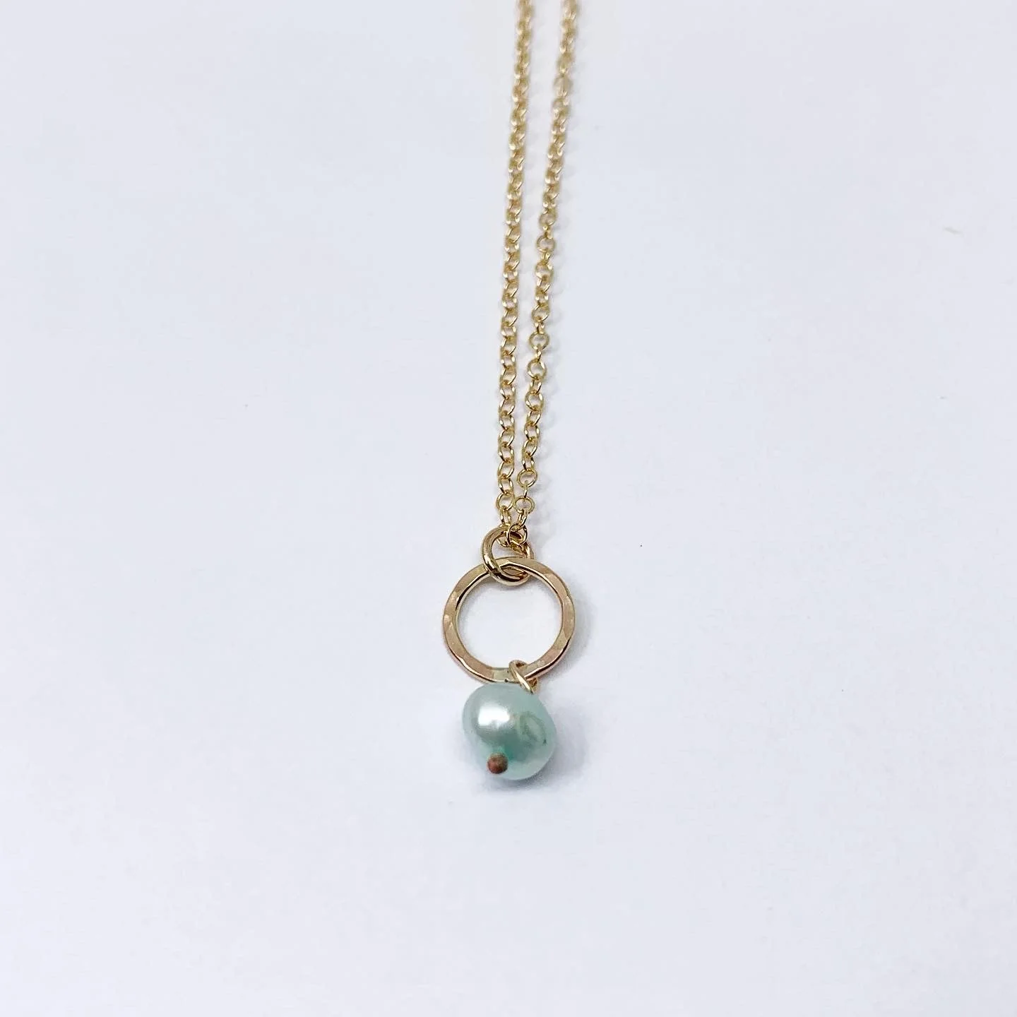 Pearl Drop Charm Necklace by Jennifer Cervelli Jewelry - Image 15