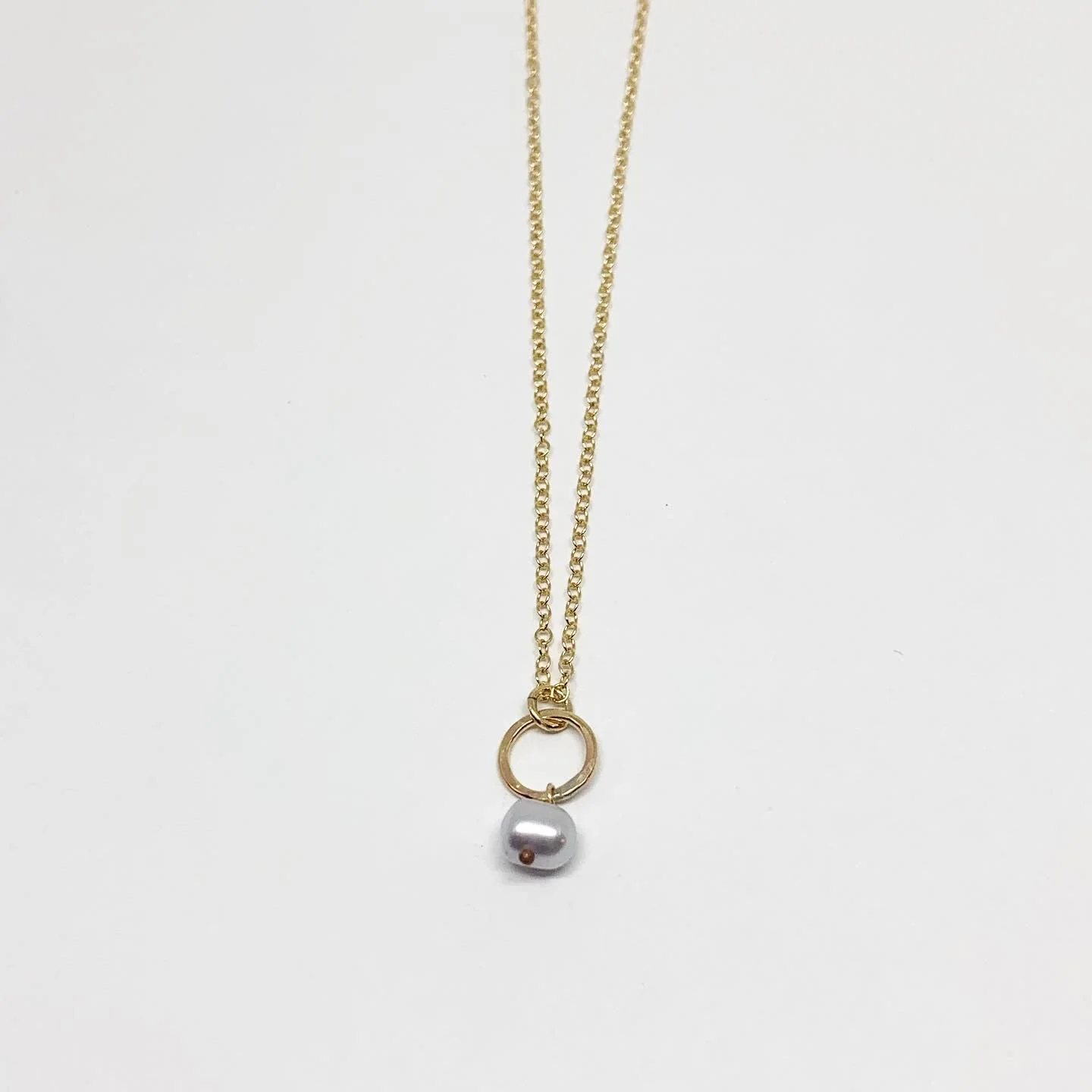 Pearl Drop Charm Necklace by Jennifer Cervelli Jewelry - Image 18
