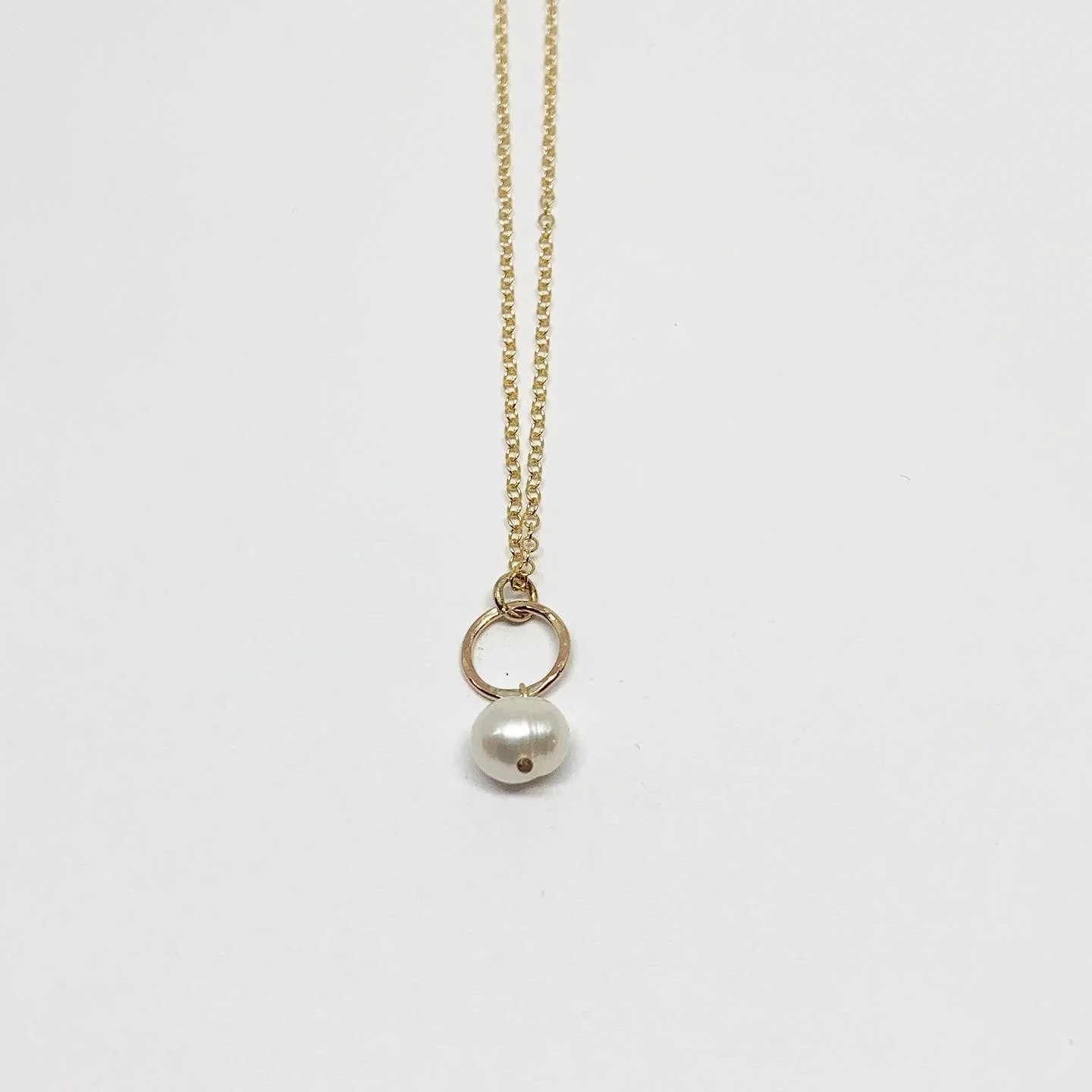 Pearl Drop Charm Necklace by Jennifer Cervelli Jewelry - Image 19