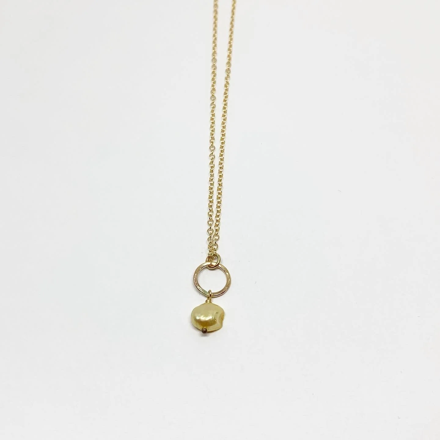 Pearl Drop Charm Necklace by Jennifer Cervelli Jewelry - Image 21