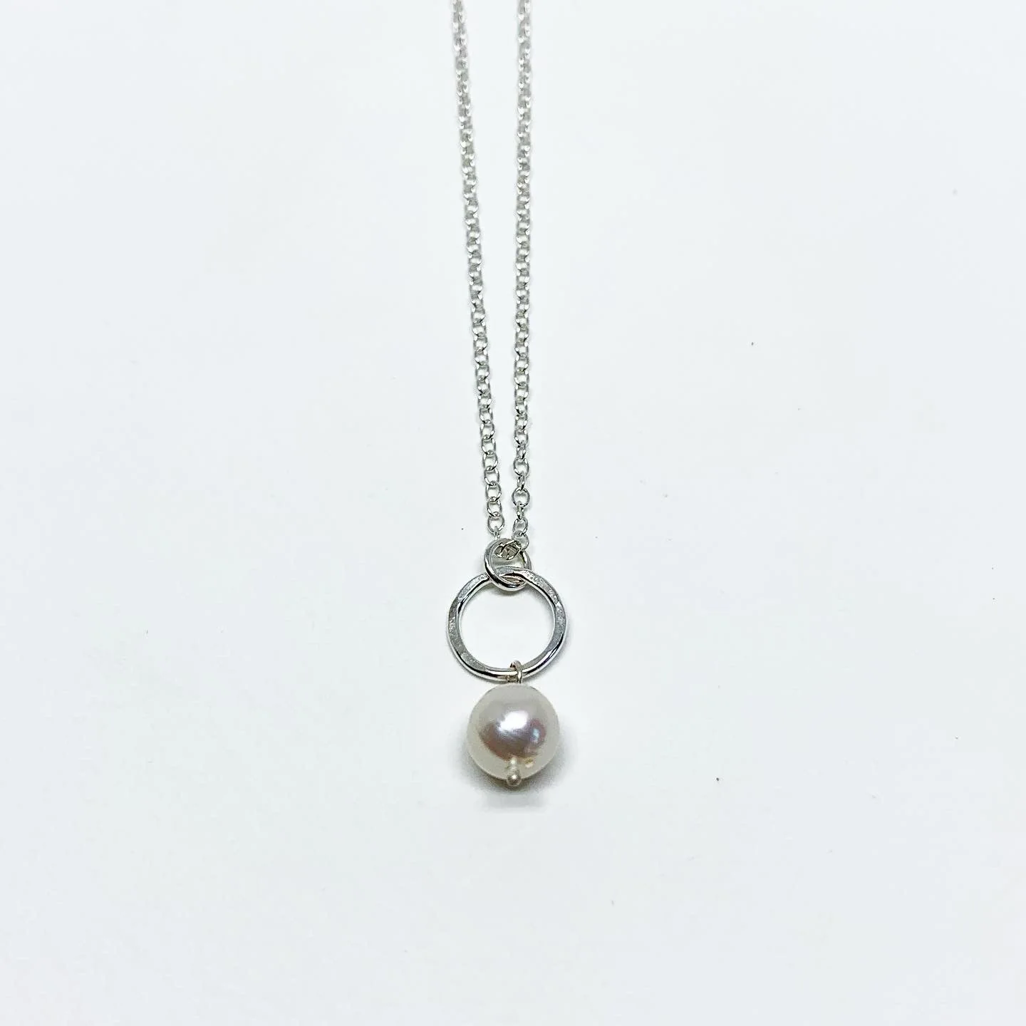 Pearl Drop Charm Necklace by Jennifer Cervelli Jewelry - Image 6