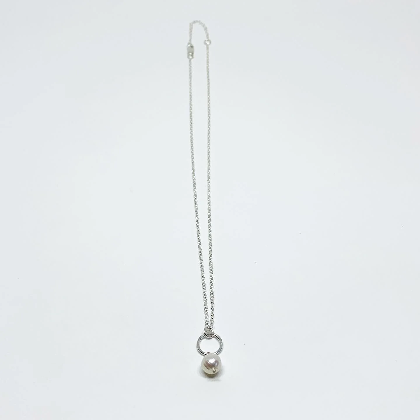 Pearl Drop Charm Necklace by Jennifer Cervelli Jewelry - Image 9