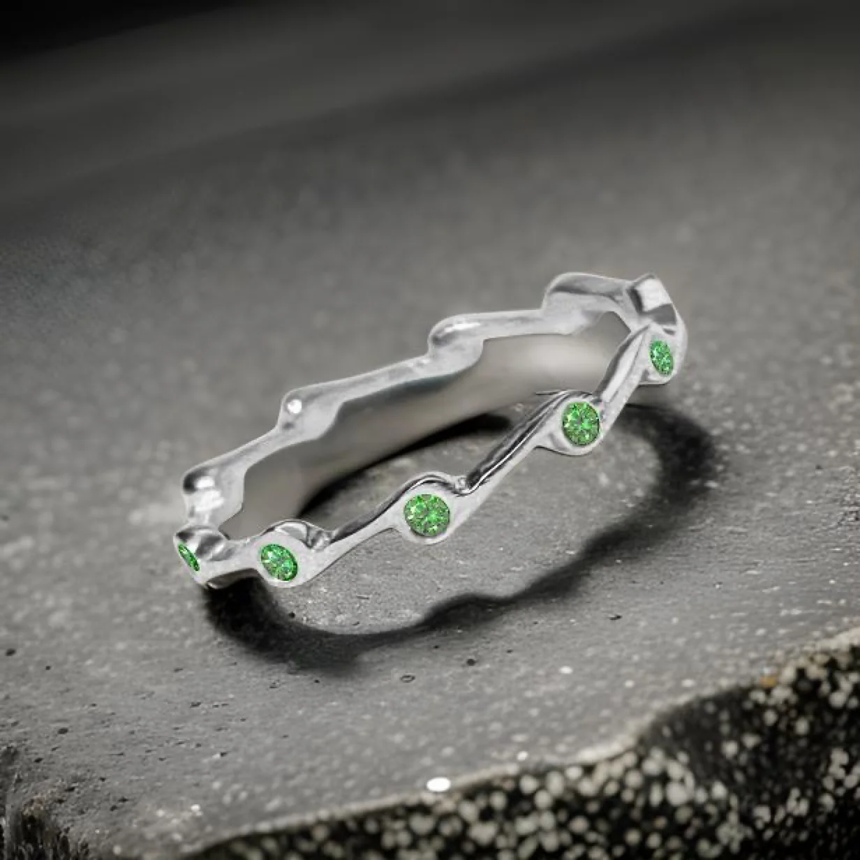 Peridot Birthstone Stacker Ring by The Urban Charm - Image 14