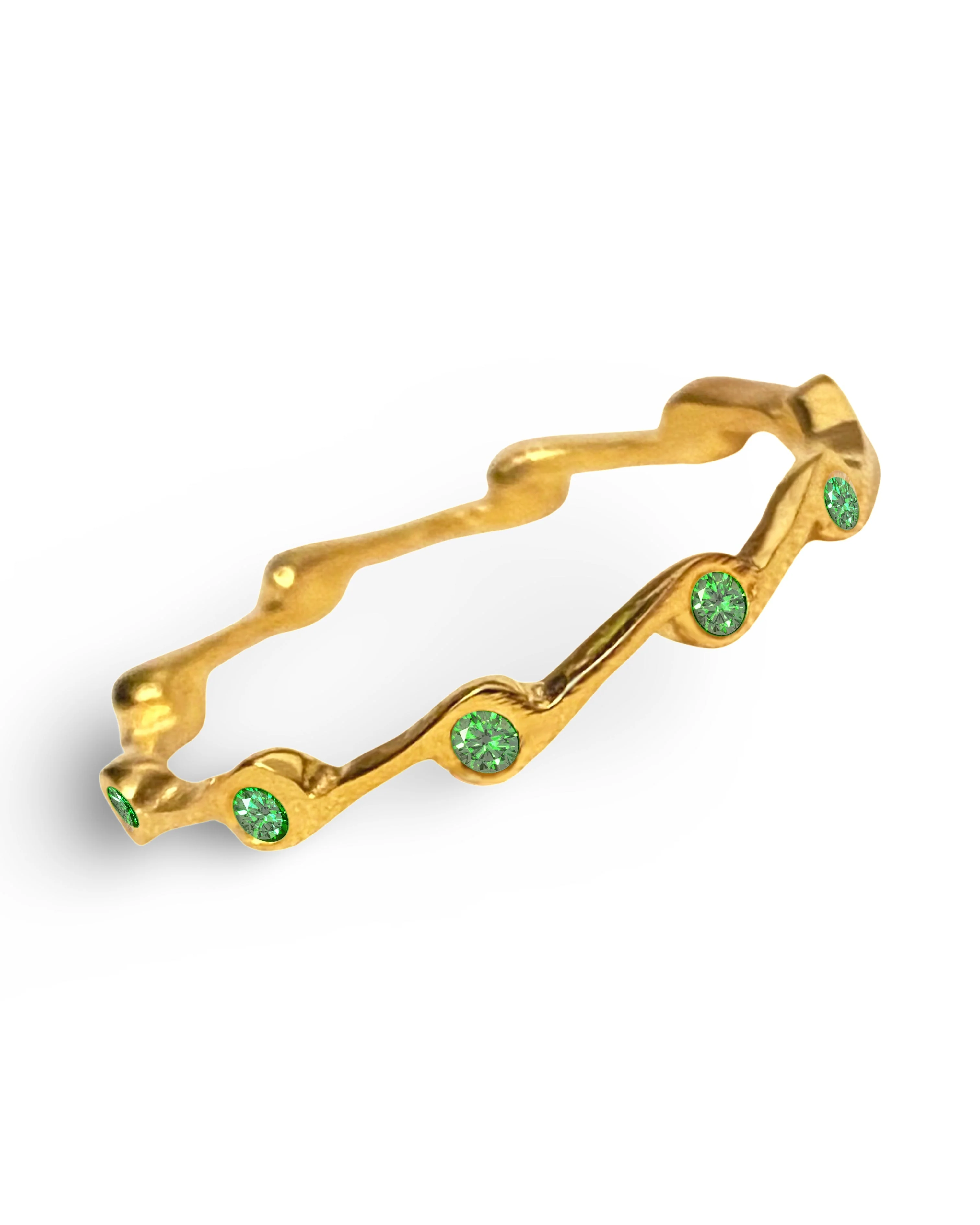 Peridot Birthstone Stacker Ring by The Urban Charm - Image 3