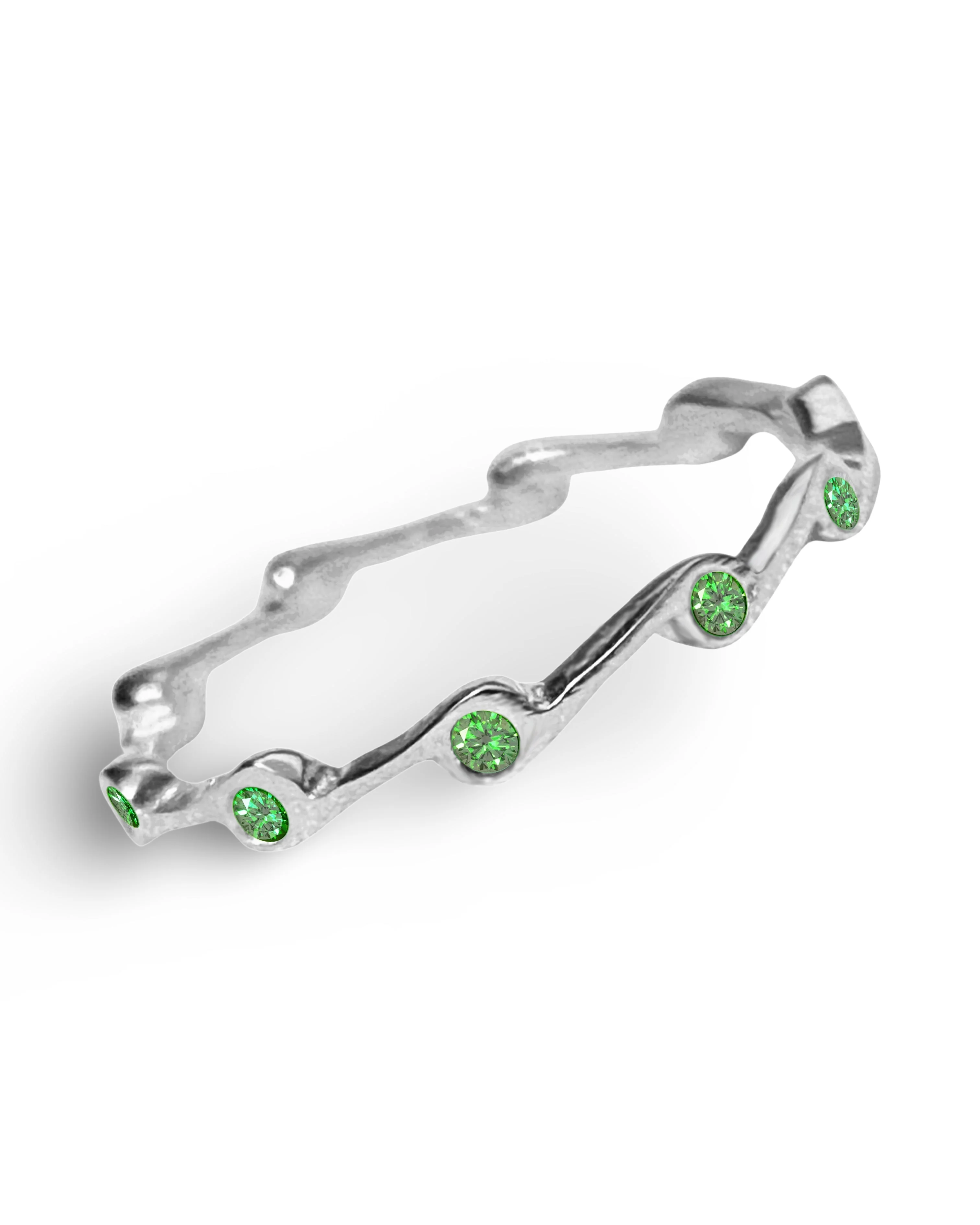 Peridot Birthstone Stacker Ring by The Urban Charm - Image 5