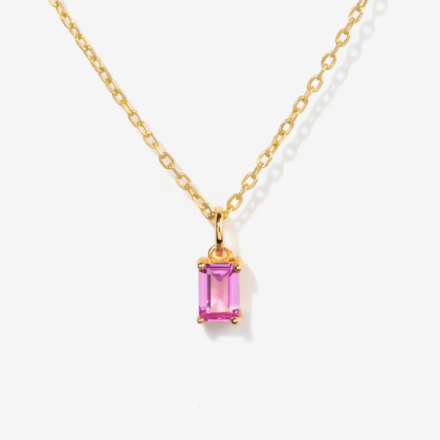 Pink Tourmaline Necklace Charm by Little Sky Stone - Image 3