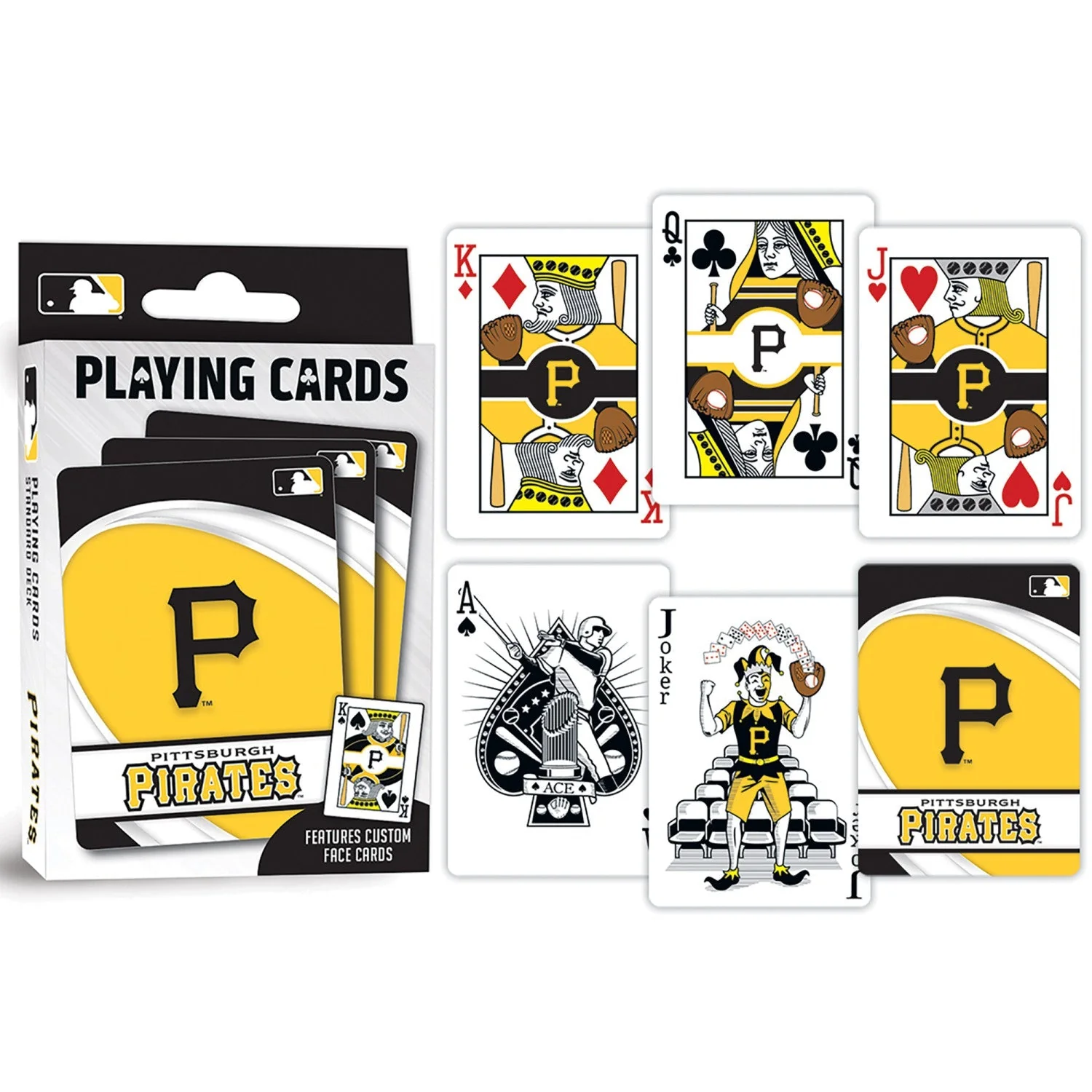 Pittsburgh Pirates Playing Cards - 54 Card Deck by MasterPieces Puzzle Company INC - Image 3