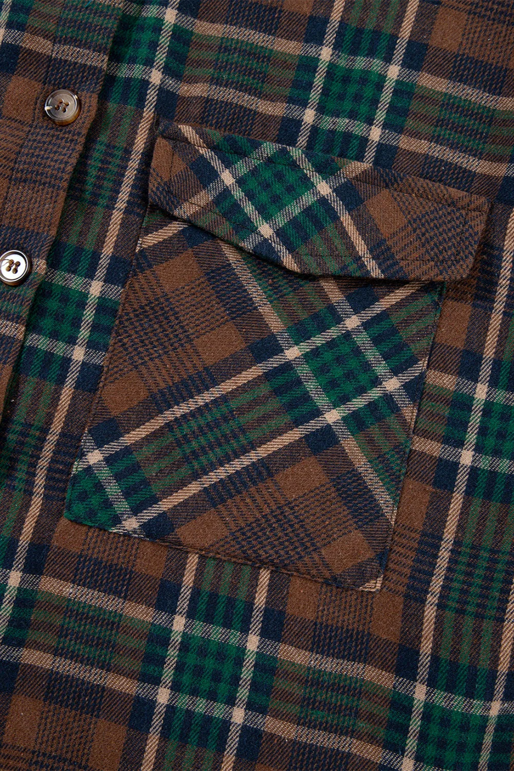 Plaid Button Up Long Sleeve Jacket - Image 8