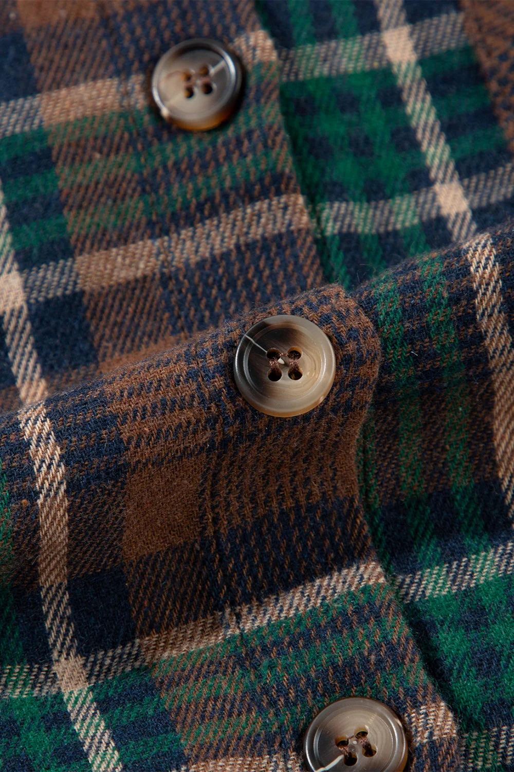 Plaid Button Up Long Sleeve Jacket - Image 9