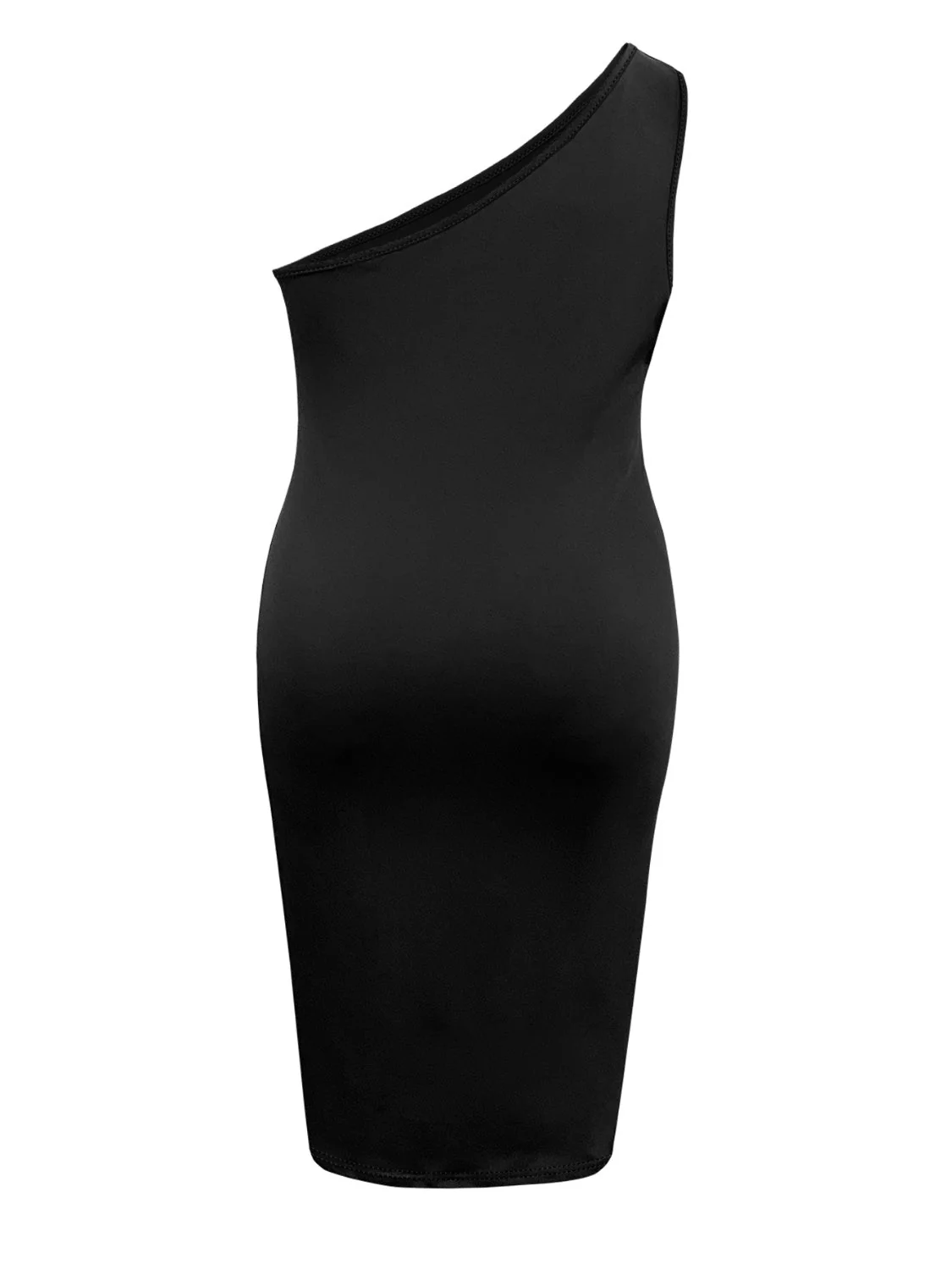 Plus Size Twisted One Shoulder Sleeveless Midi Dress - Image 2