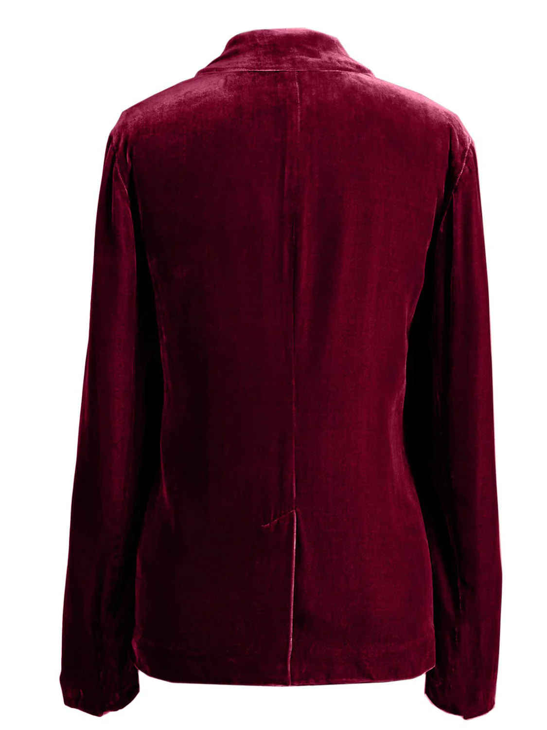 Pocketed Button Up Lapel Collar Blazer - Image 15