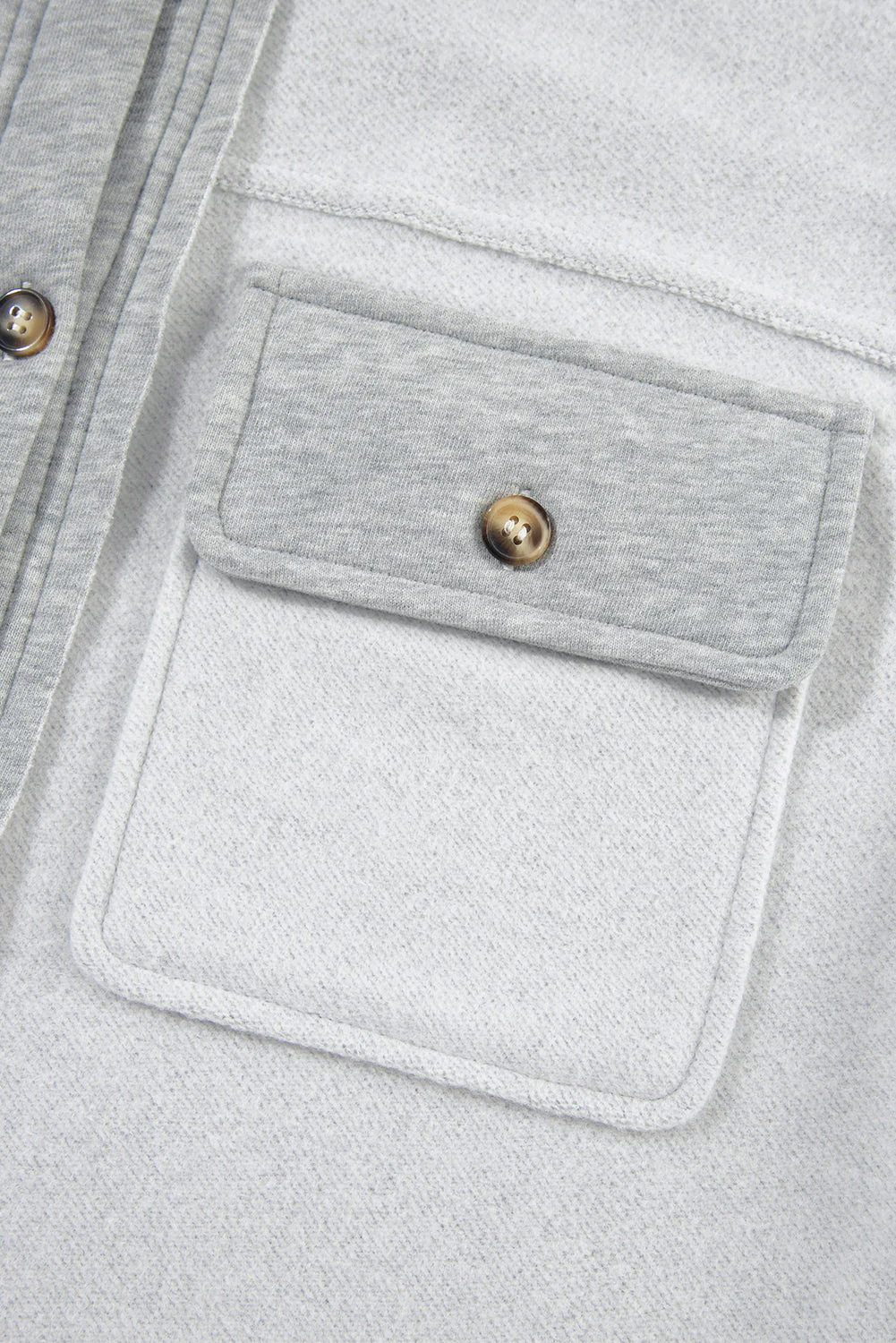 Pocketed Curved Hem Button Up Vest - Image 13