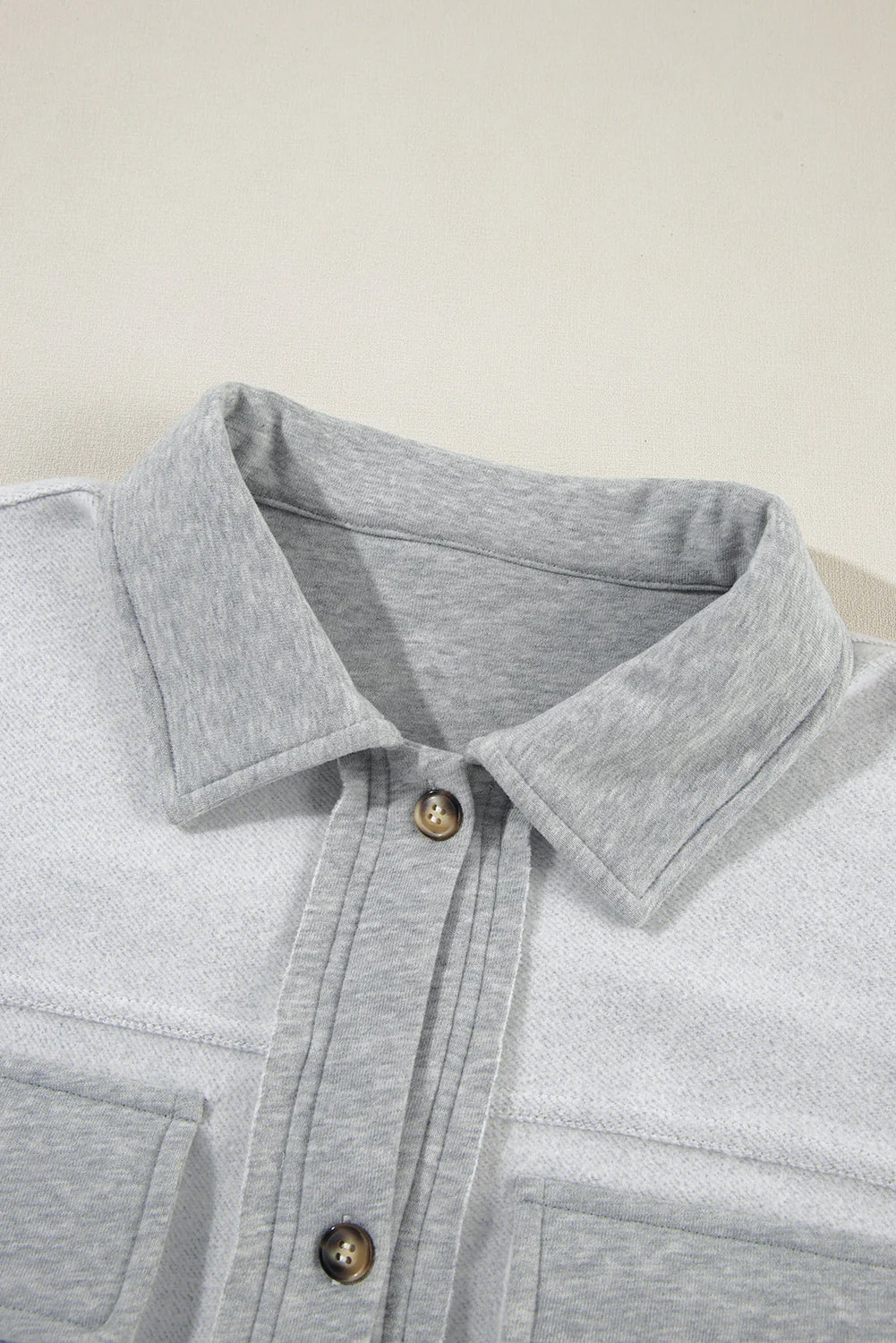 Pocketed Curved Hem Button Up Vest - Image 14